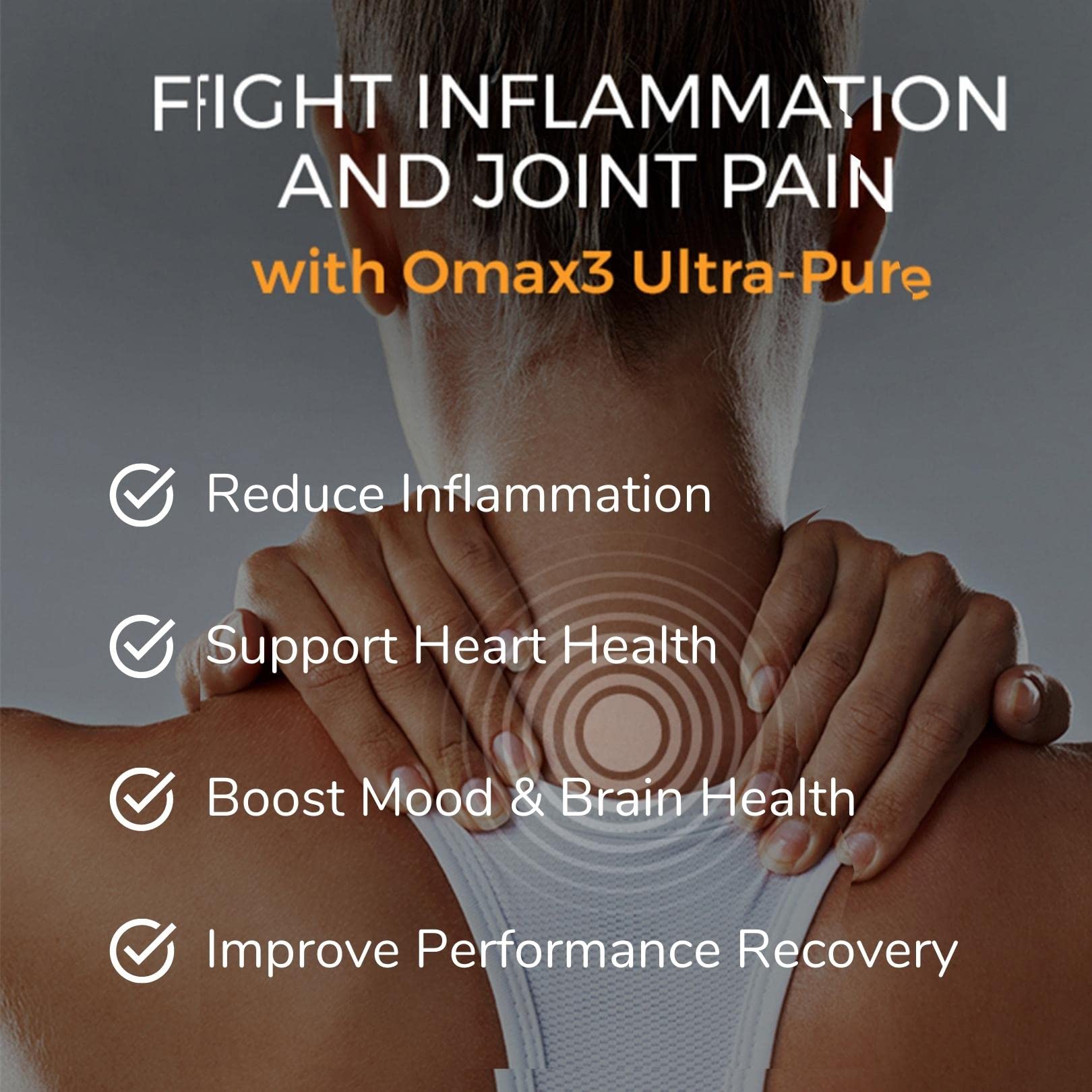 Omax3 4 Boxes Ultra-Pure Omega-3 Fish Oil Pills | High Concentration EPA DHA,1500 MG, Gluten Free, Non-GMO, Made in USA, 240 Softgels Blister Packs (4 Boxes)