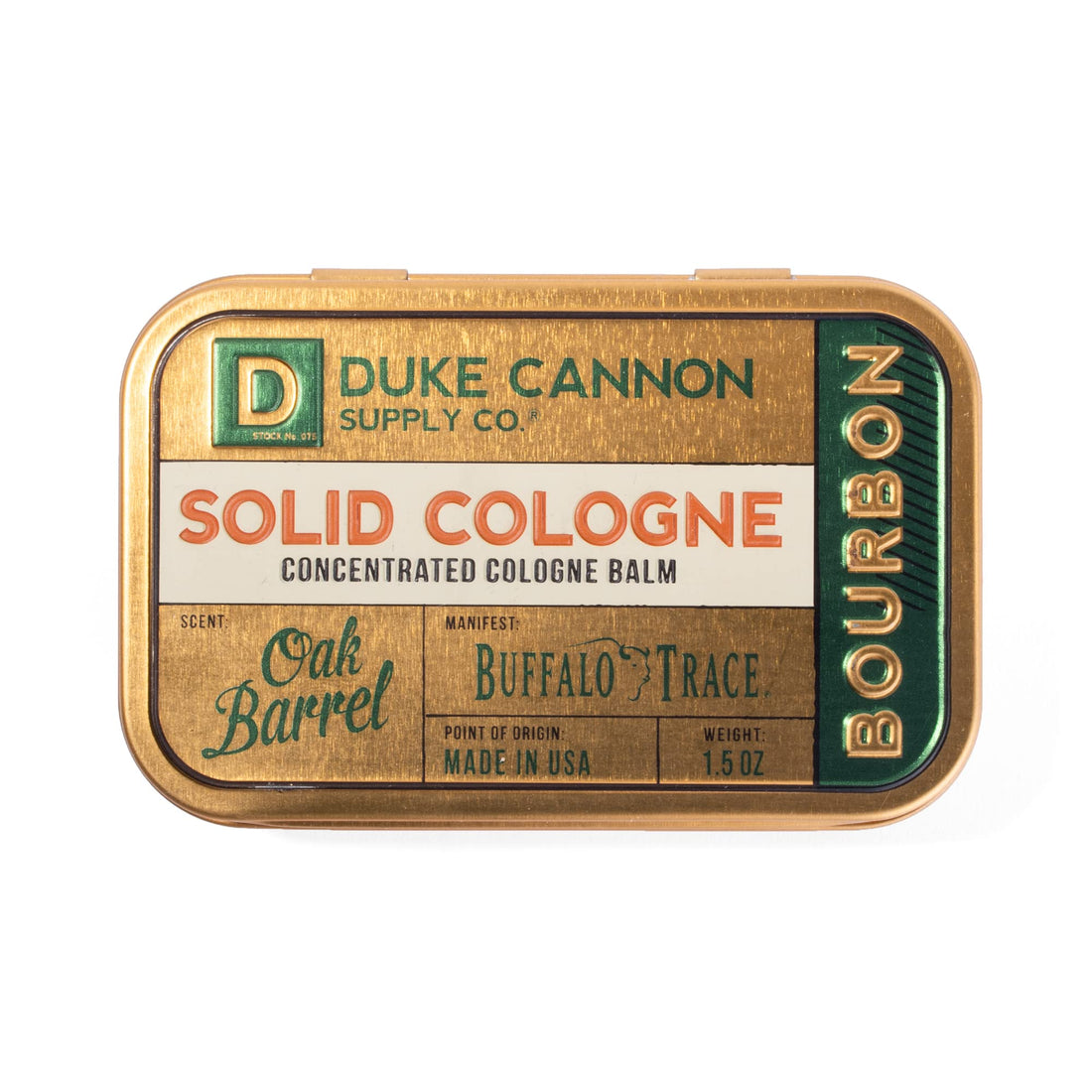 Duke Cannon Bourbon Trail Men's Solid Cologne, 1.5Oz. - Bourbon Trail