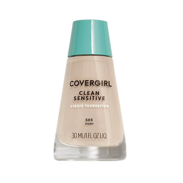 COVERGIRL, Clean Sensitive Skin Foundation, Ivory, 1 Count (packaging may vary)