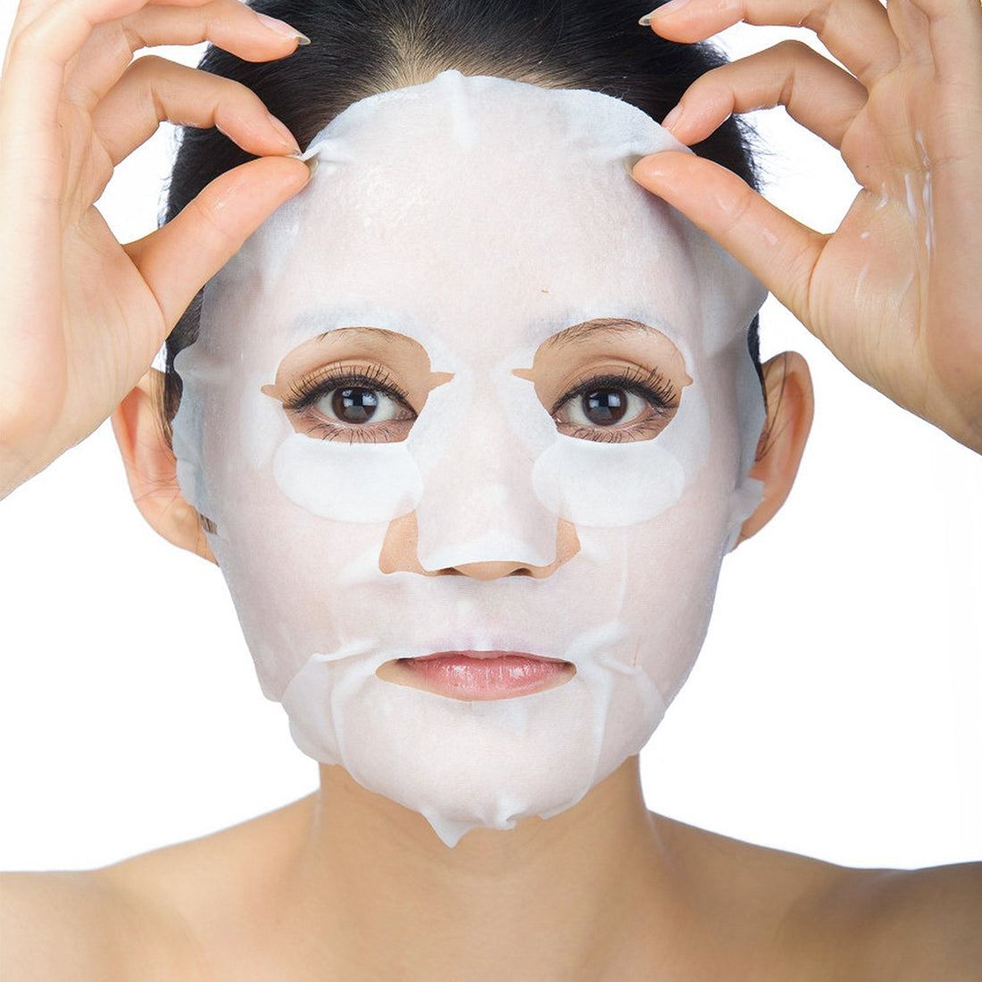 100Pcs Compressed Facial Mask Grain Skin Care Dry Sheet Mask Paper DIY Natural Face Cotton Mask Sheet With Free Mask Bowl and Stick (100 Pieces)