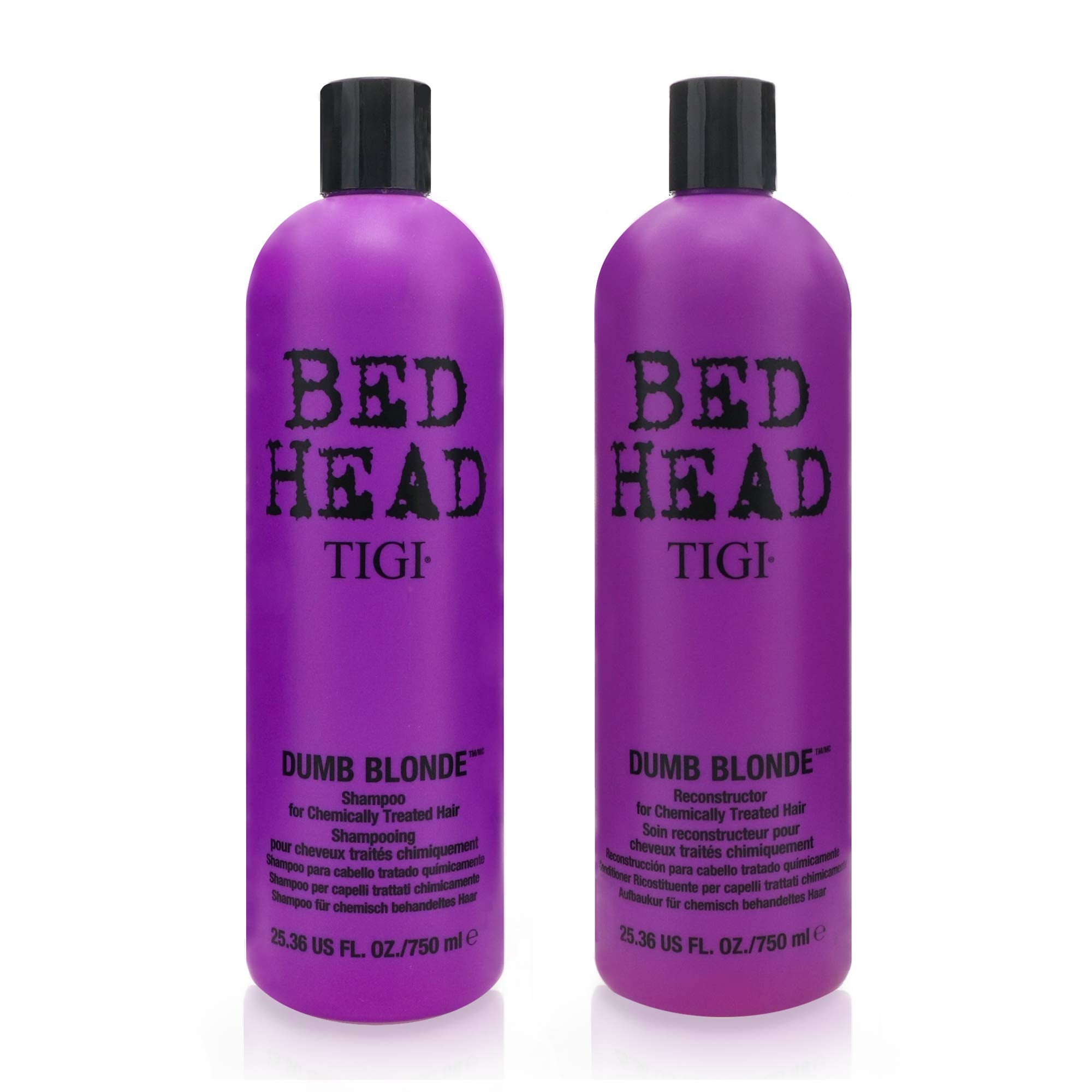 Bed Head by TIGI Dumb Blonde Shampoo and Conditioner for Blonde Hair 25.36 fl oz 2 count