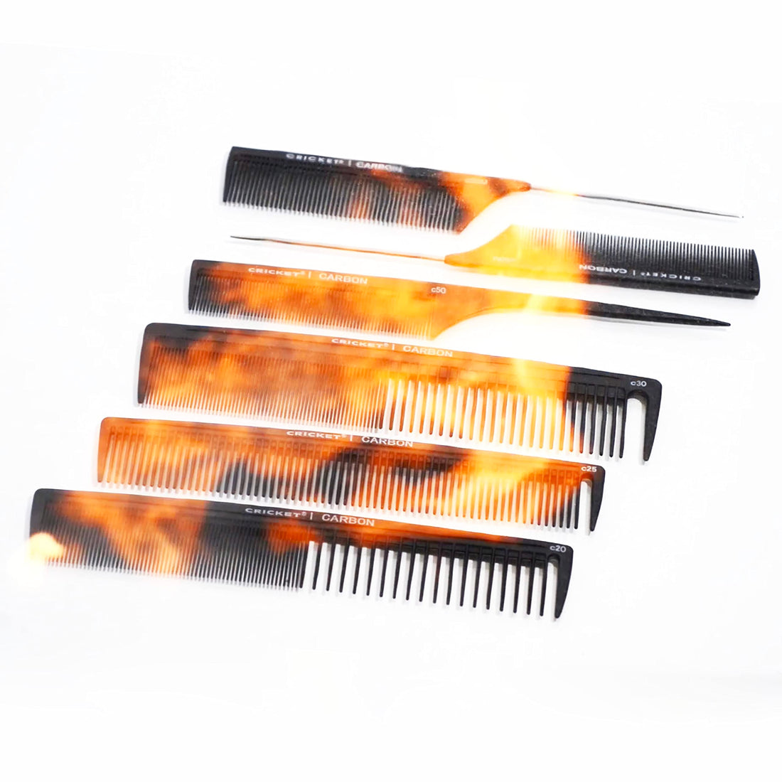 Cricket Stylist Carbon Comb 4 pack