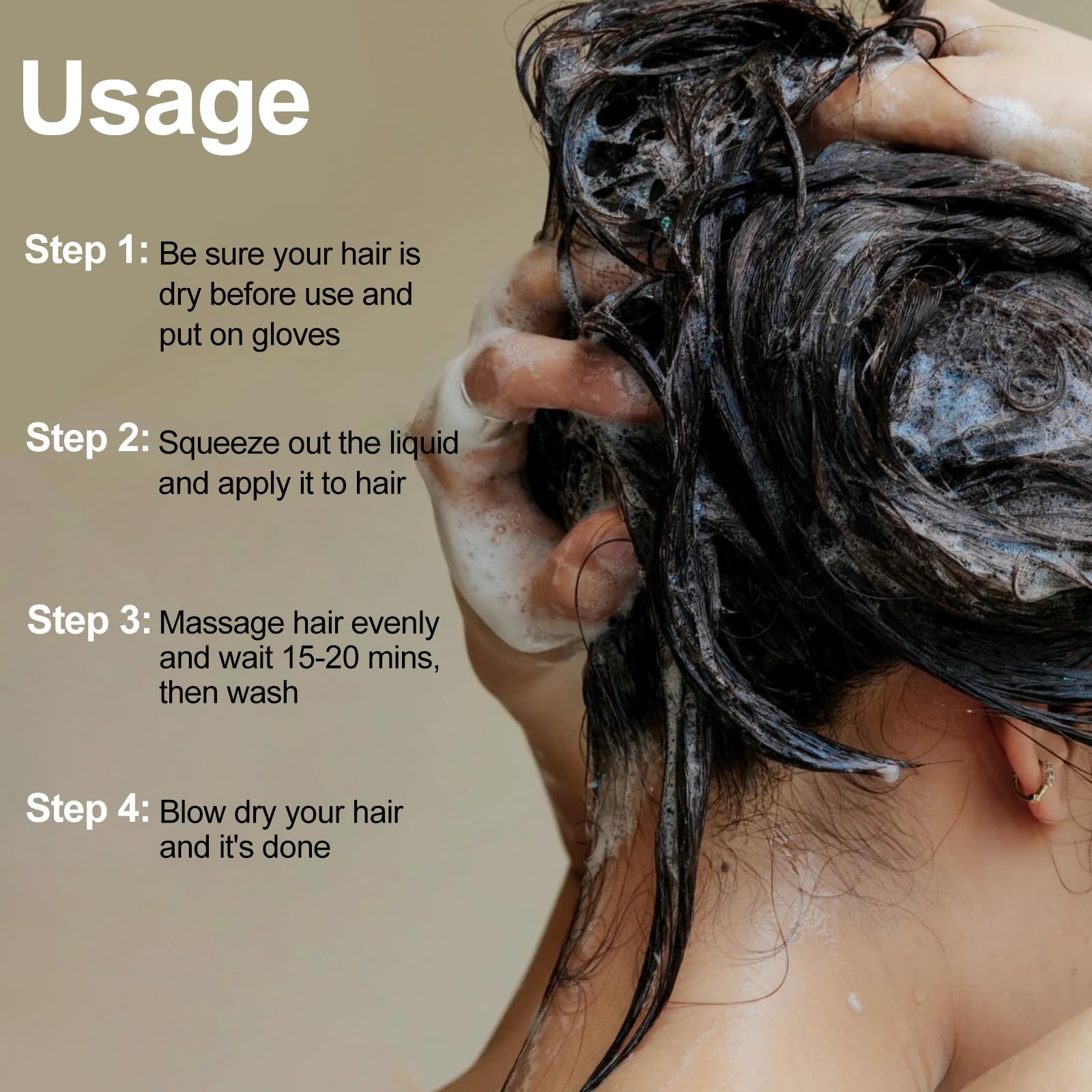 Agthyuve Blonde Brown Hair Dye, Hair Dye Shampoo for Men and Women, Hair Color Shampoo For Home Use, Shampoo Para Canas, Hair Dye Shampoo 3 in 1, 16.9 Fl Oz (Blonde Brown)