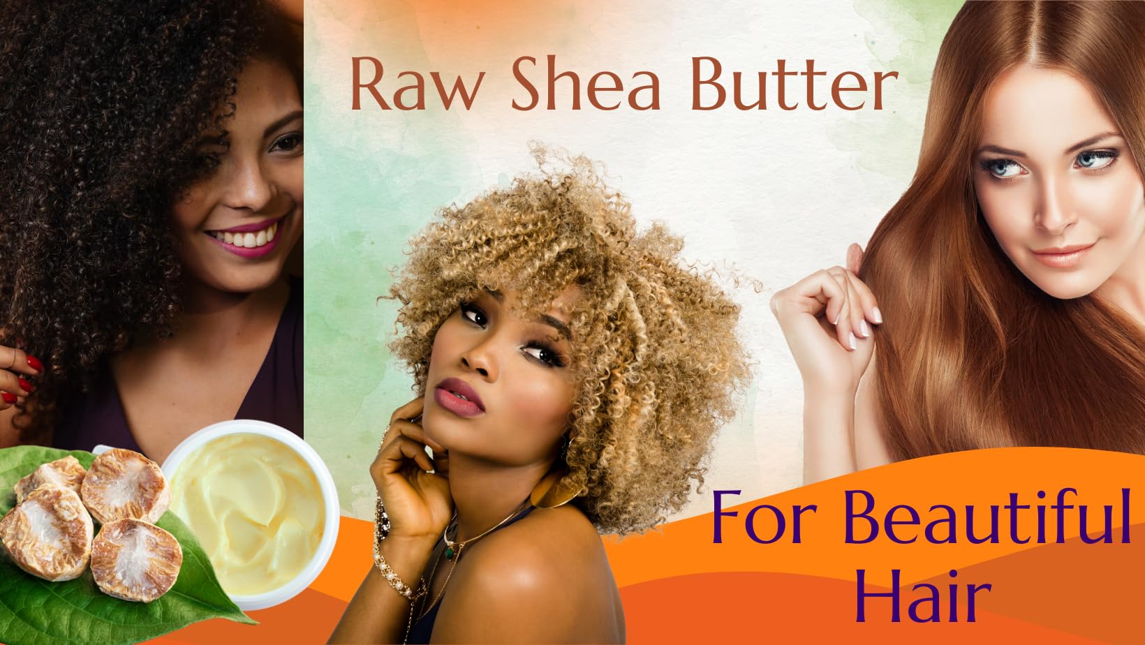 AliBell's- Unrefined Shea Butter - Shea Butter Raw Organic -1 Lb Non-Deodorized, Vitamin-Rich, All Natural Deep Moisturizing for Beautiful, Soft Skin and Hair