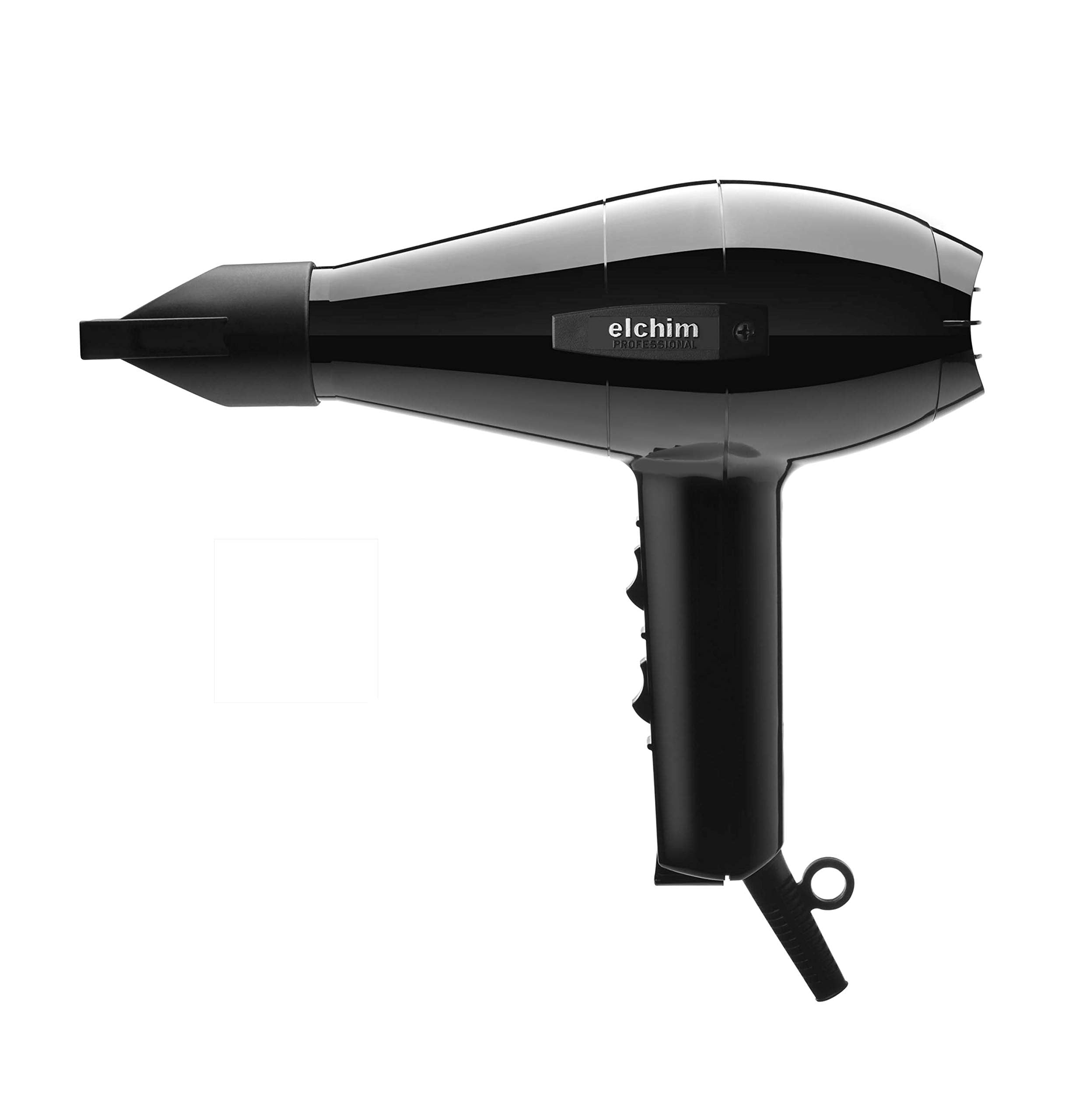 Elchim 2001 Classic High Pressure 1875 Watt Hair Dryer, Black