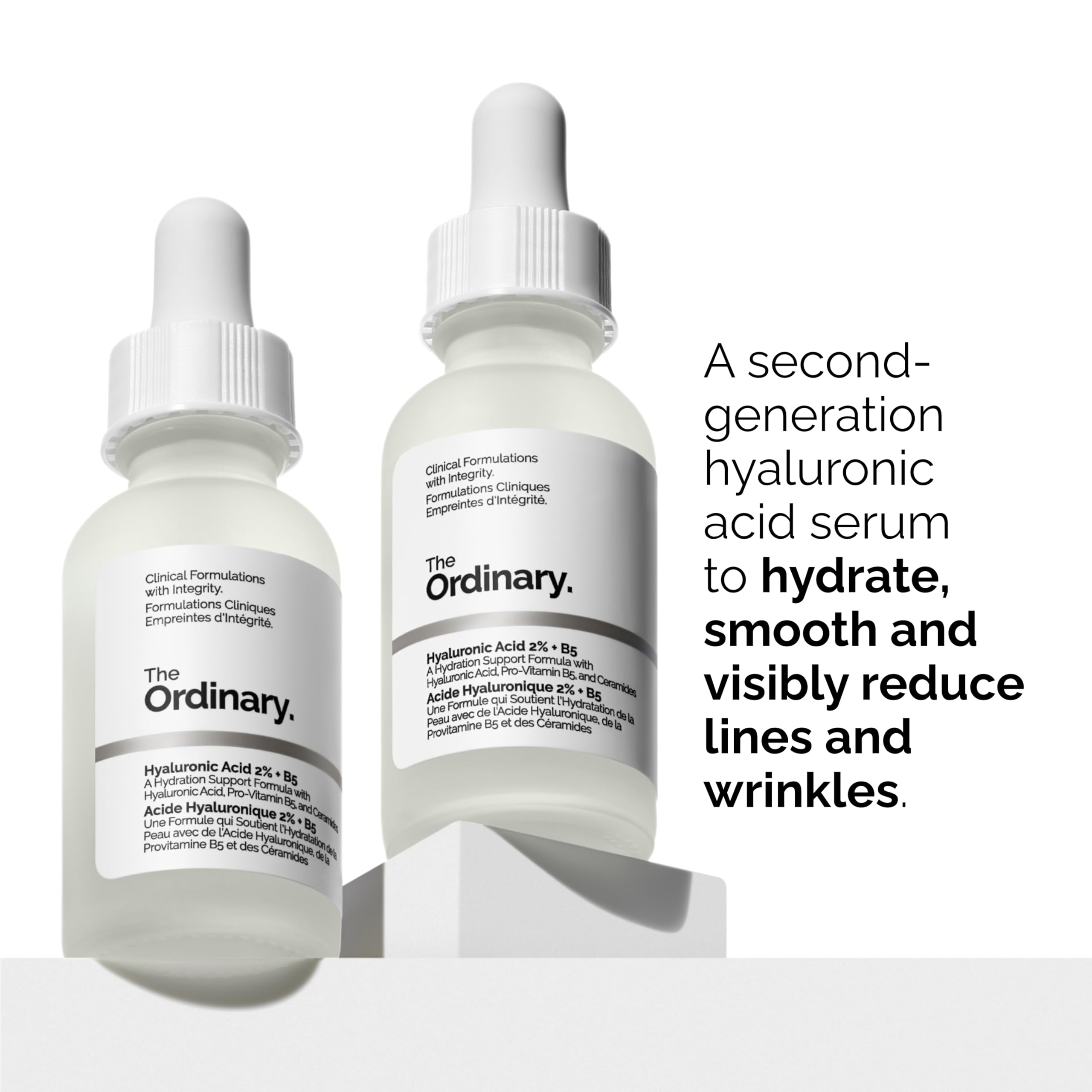 The Ordinary Bright & Hydrated Skincare Duo Set – AHA 30% + BHA 2% Peeling Solution & Hyaluronic Acid 2% + B5 – Exfoliates, Hydrates & Targets Blemishes – 1 Fl Oz Each, Vegan & Cruelty-Free