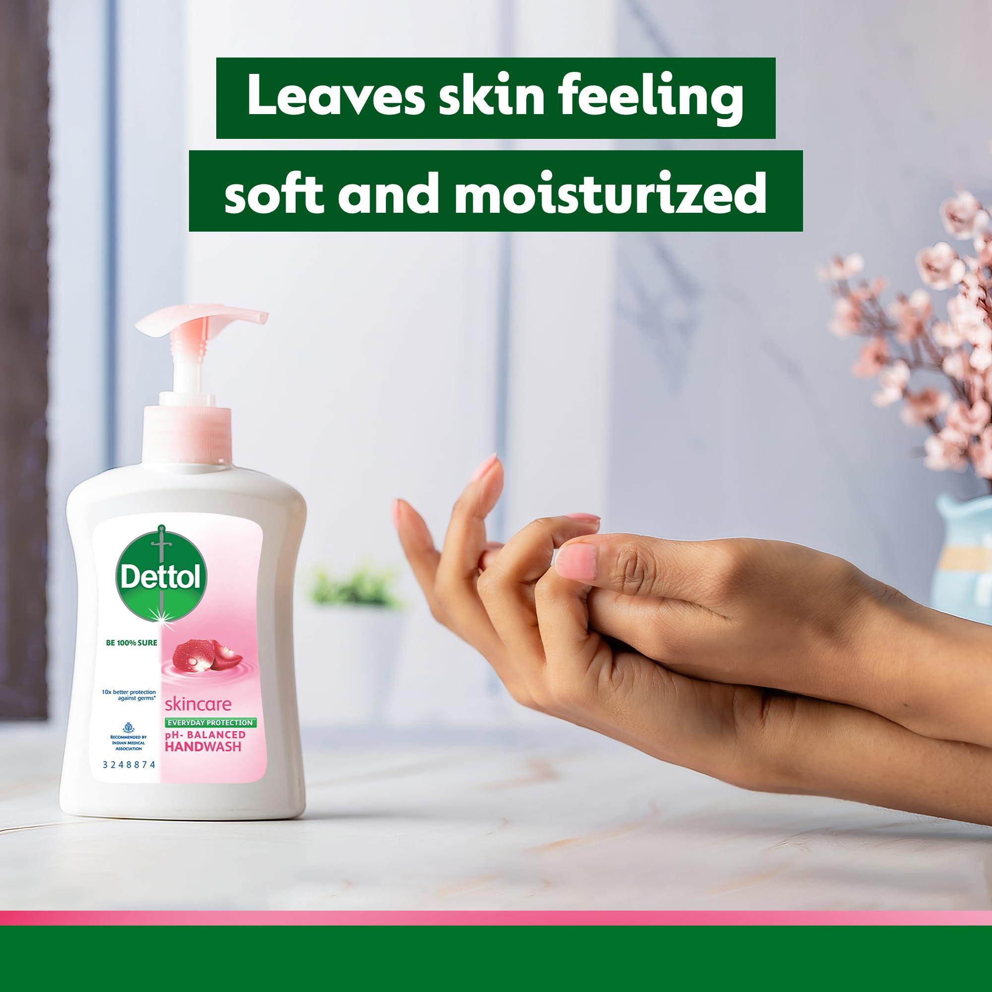 Dettol Liquid Handwash (Skincare) - 200 ml with Free Liquid Handwash - 175 ml (Any Variant)