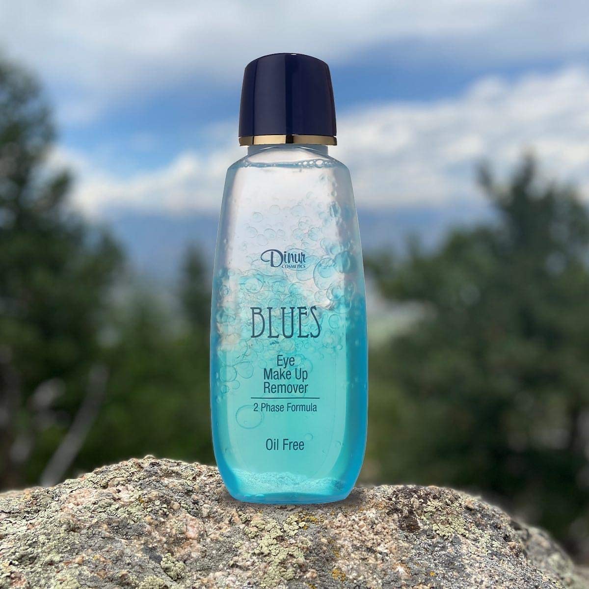 Dinur Cosmetics Eye Make Up Remover, Blue, 5.7 fl. oz./170 mL