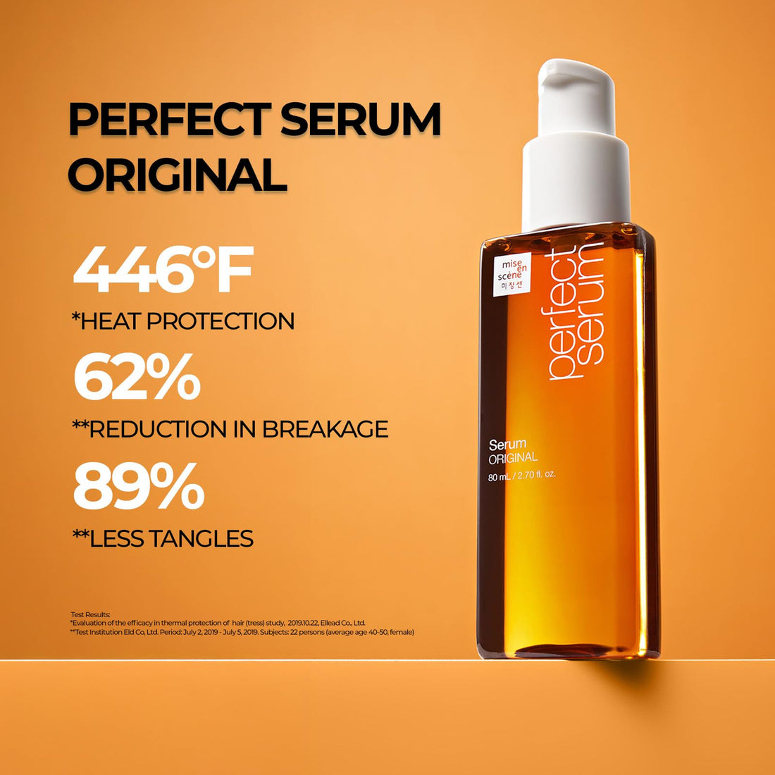 Mise En Scene PerfectSerum Original - HairOil for Frizzy & Dry, Hydration and Nutrition Hairy Essence for Damage Care, Korean HairCare Product, Hair Serum 2.71 Fl. Oz.