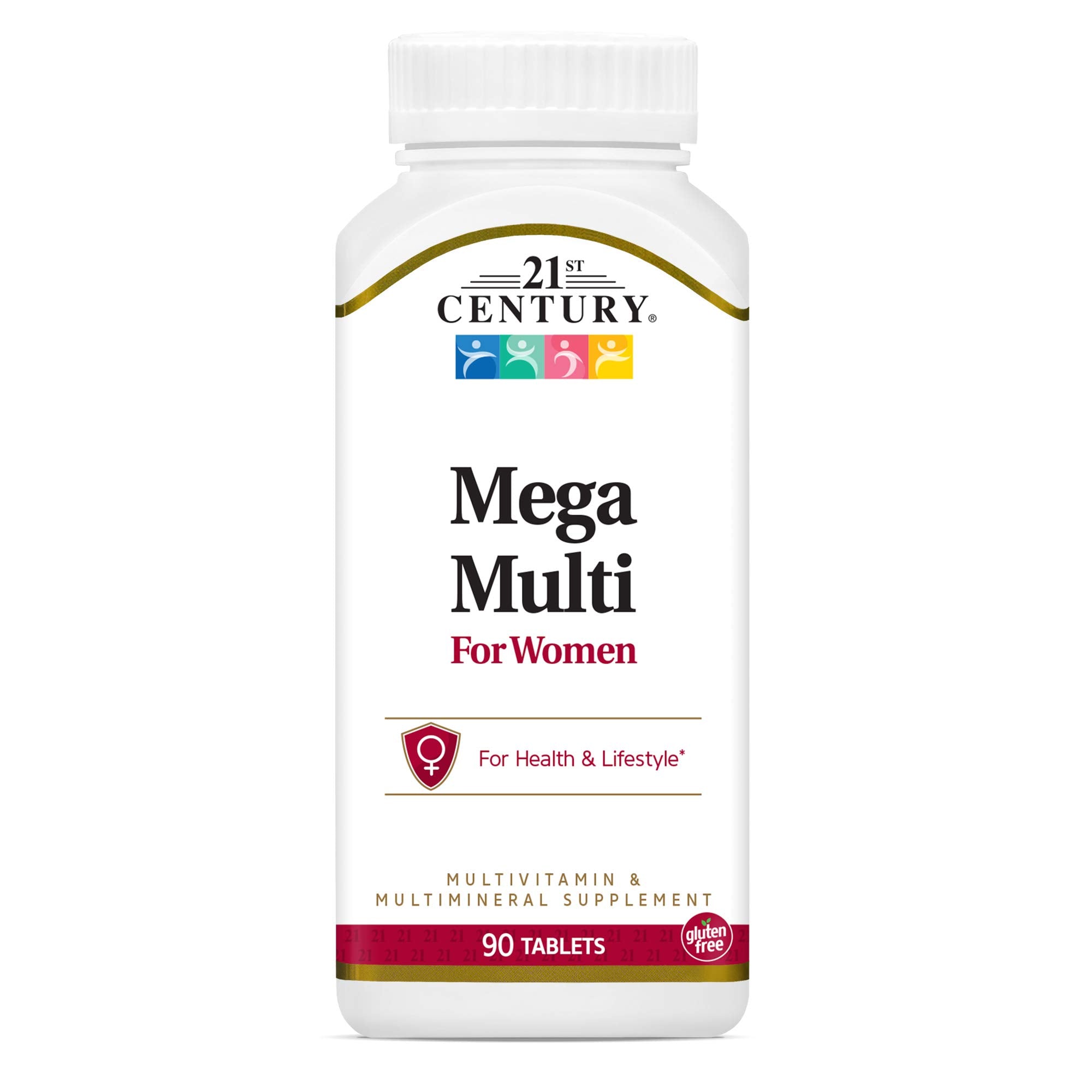 21st Century Mega Multi for Women Tablets, 90-Count (22659)