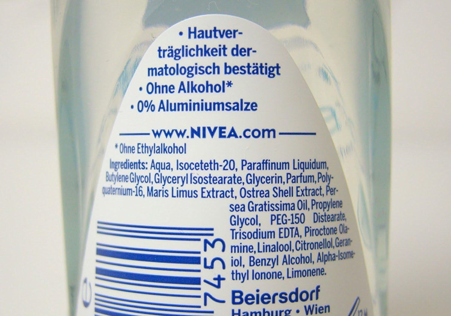 50ml, Fresh Natural : Genuine Authentic German Nivea Deodorant Fresh Natural Aluminum Free 1.69 fl.oz / 50ml