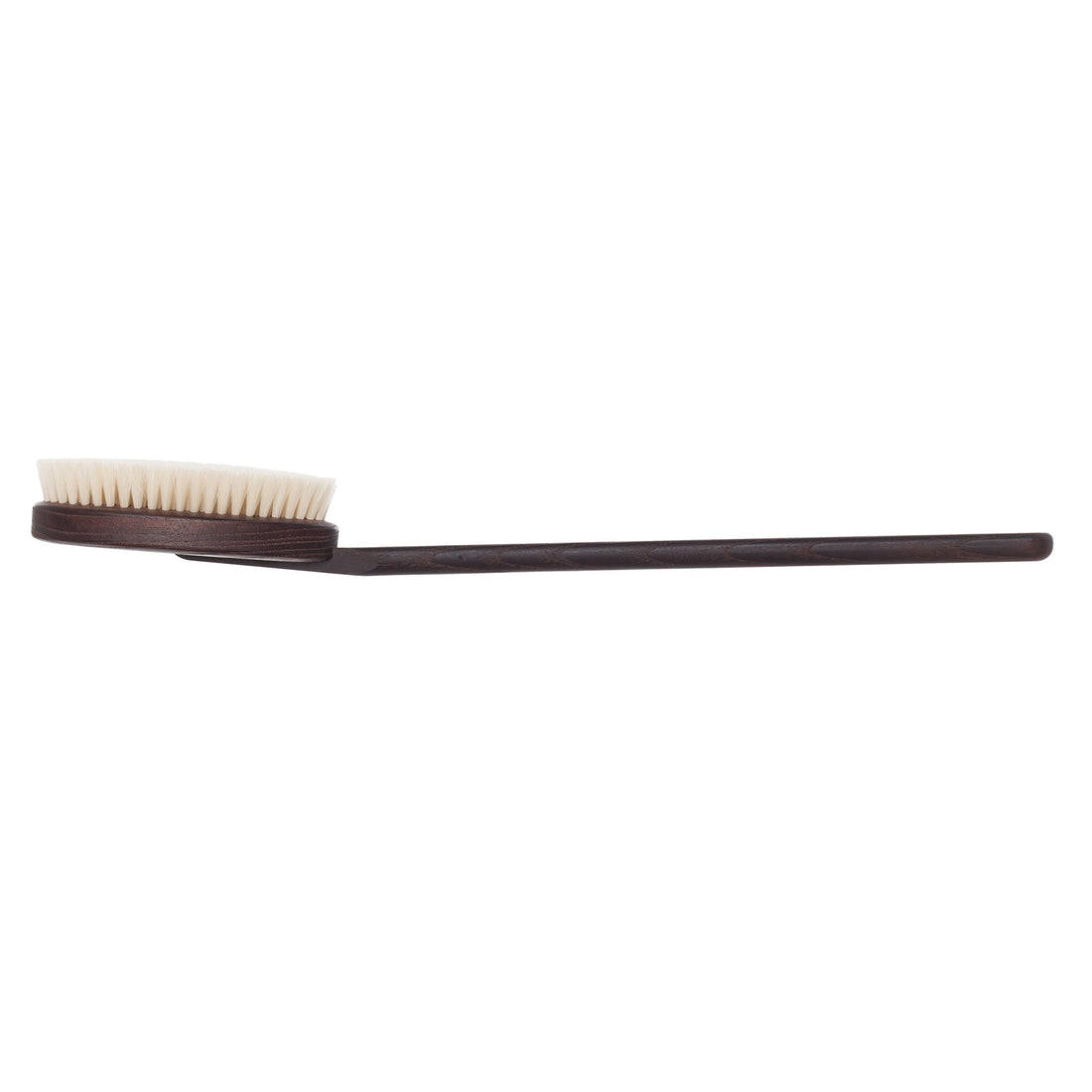 Bürstenhaus Redecker Thermowood Premium Bath Brush, Fixed Handle, Firm Pig Bristles, 17-3/4 Inches Long