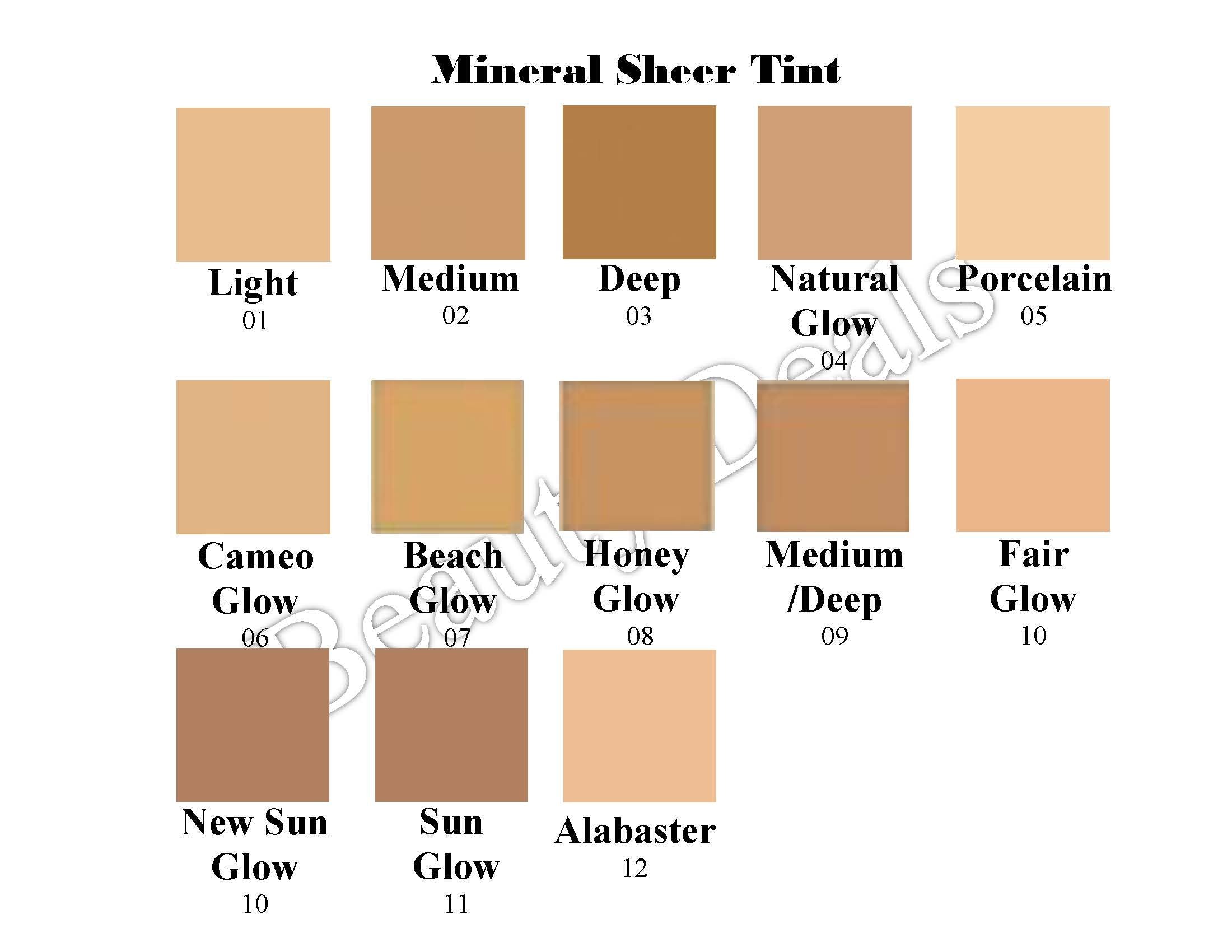 Beauty Deals Mineral Sheer Tint SPF 20 Tinted Moisturizer (Fair Glow)