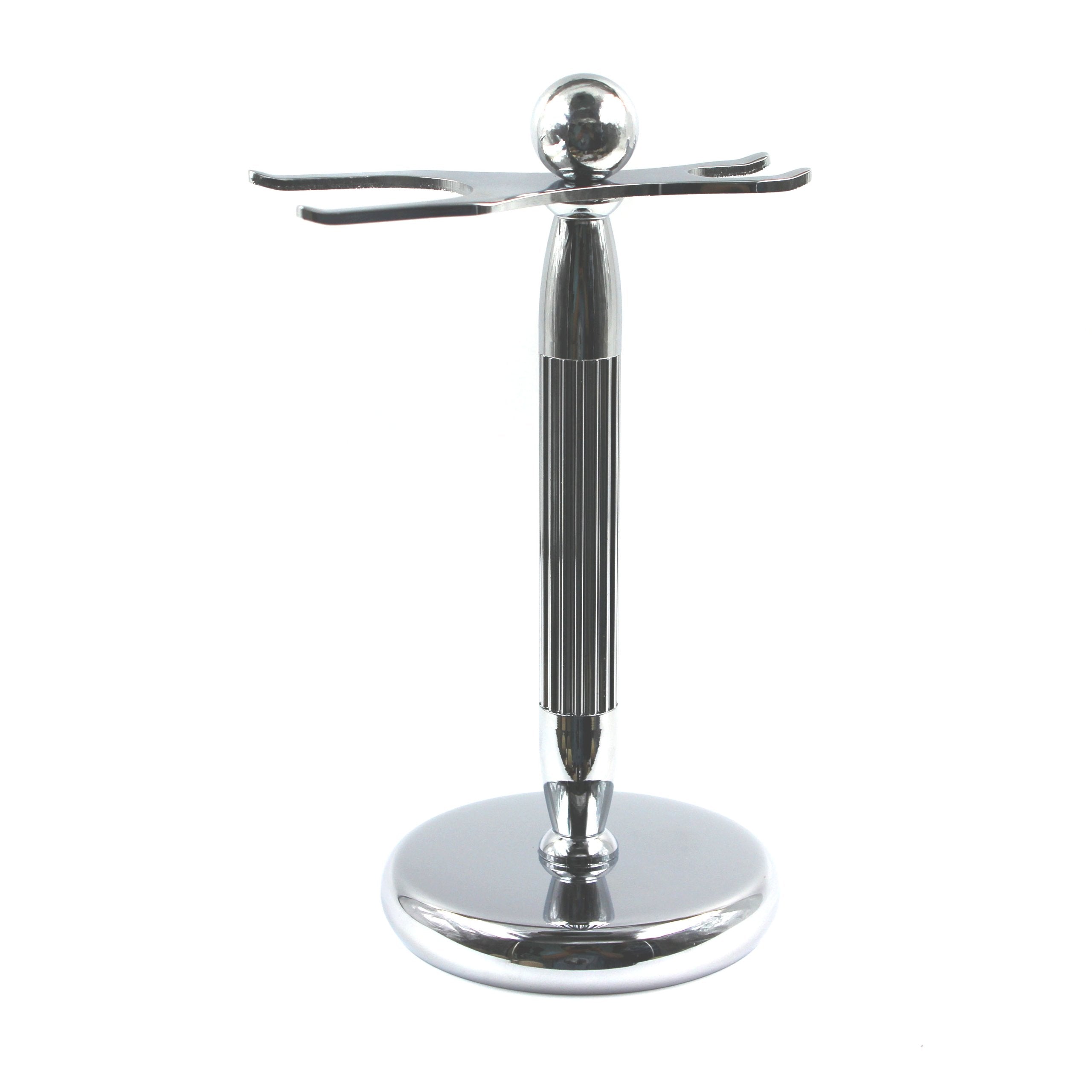 Frank Shaving Chrome brush and Razor Shaving Stand #35