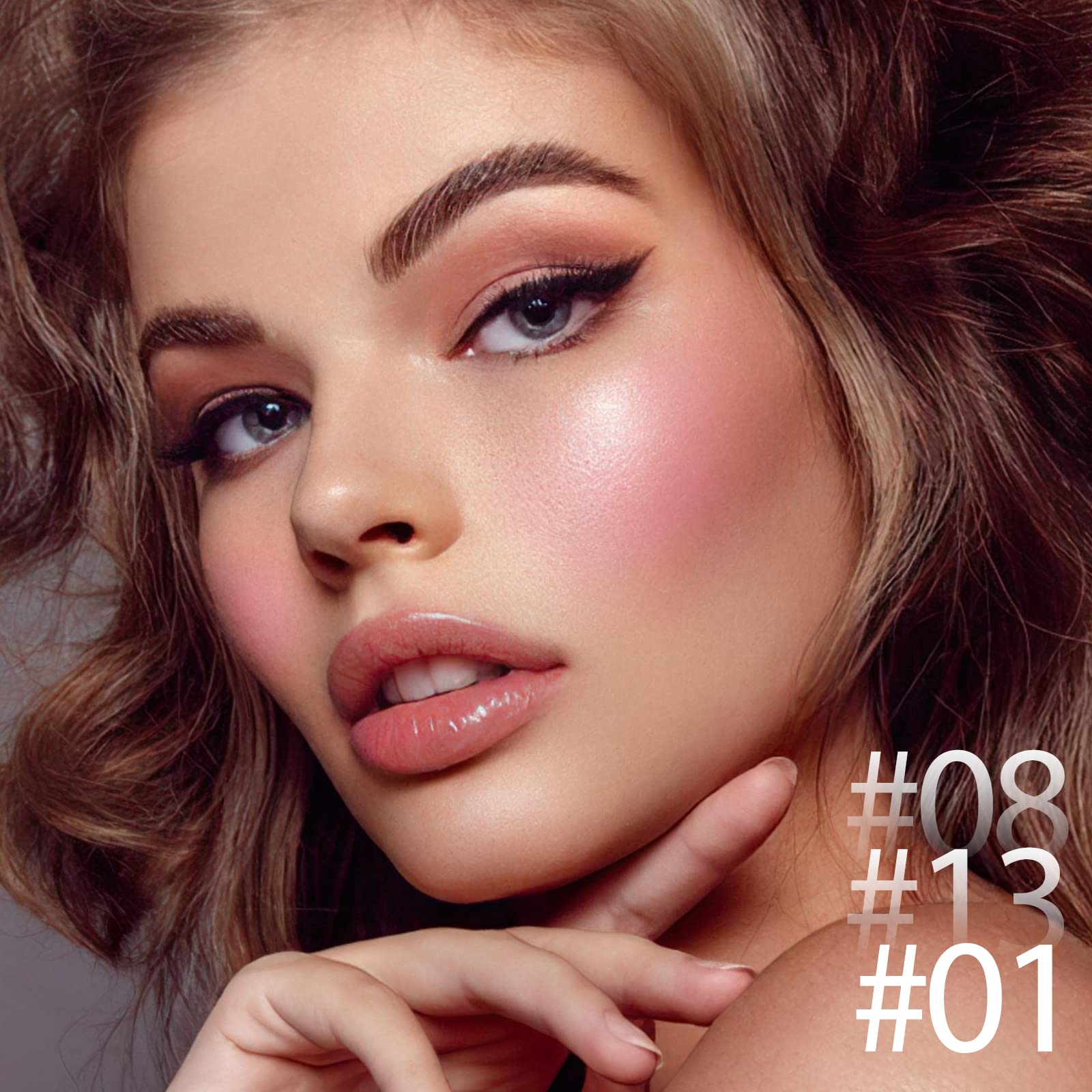 FALOCUTUS 3 Pcs FAIR Contour Stick Set,Cream Blush & Highlighter Bronzer Pen,Long Lasting & Smooth Natural Face Contouring Illuminator,Professional Makeup Kit for All Skin