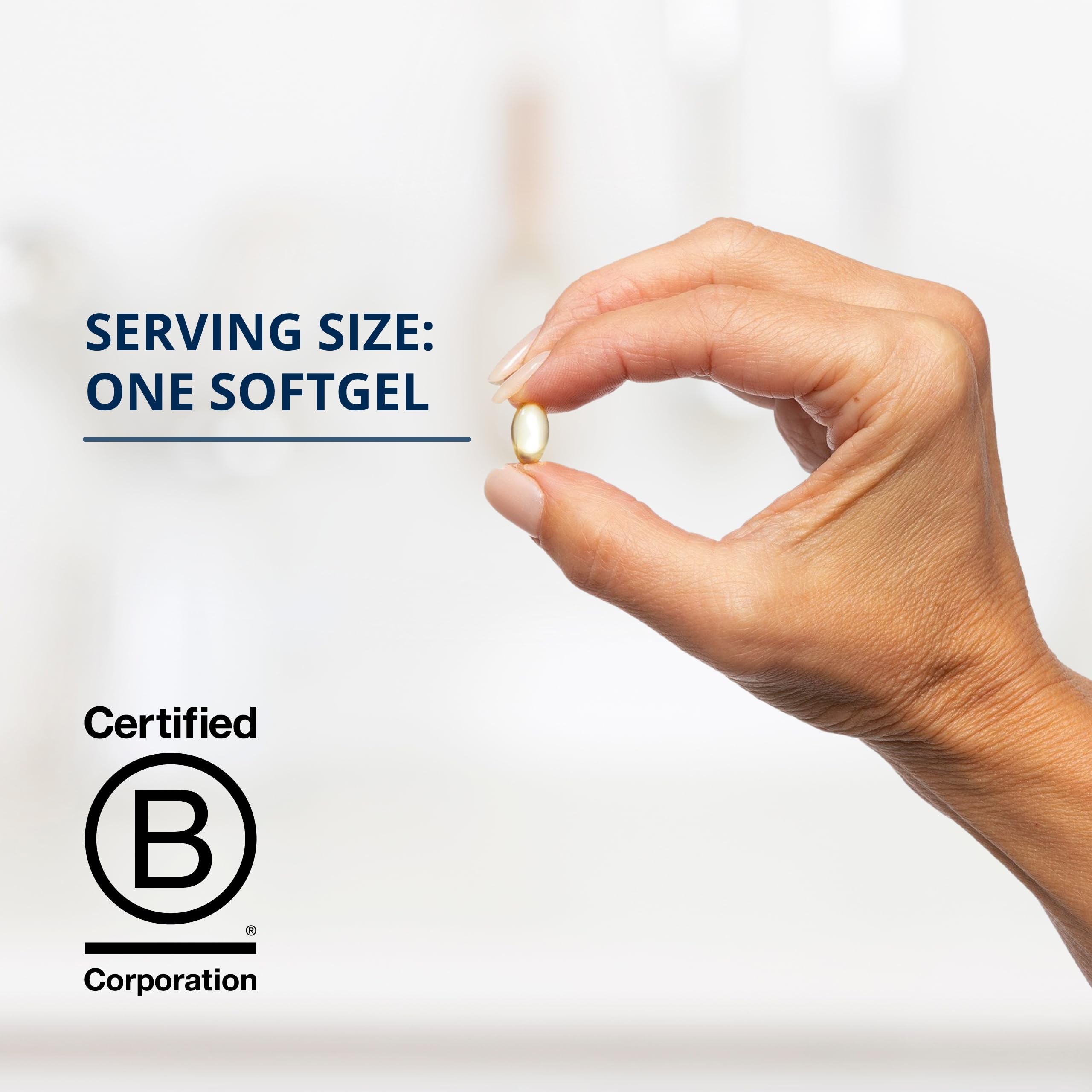 Metagenics Vitamin D3 5000 - for Immune Support, Bone Health & Heart Health* - High Potency Vitamin D - Non-GMO - Gluten-Free - 120 Softgels