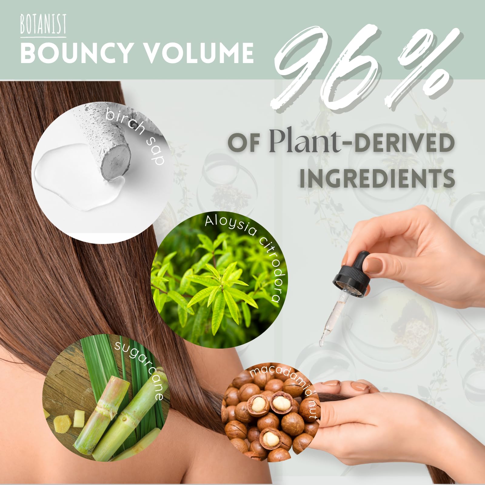 Botanist Organic Hair Conditioner for Fine & Thinning Hair Women & Men, Natural Scalp Treatment with Citrus Extract & Chamomile Extract from Japan, Silicone& Paraben Free, PEAR& CHAMOMILE, 16.2 Fl Oz