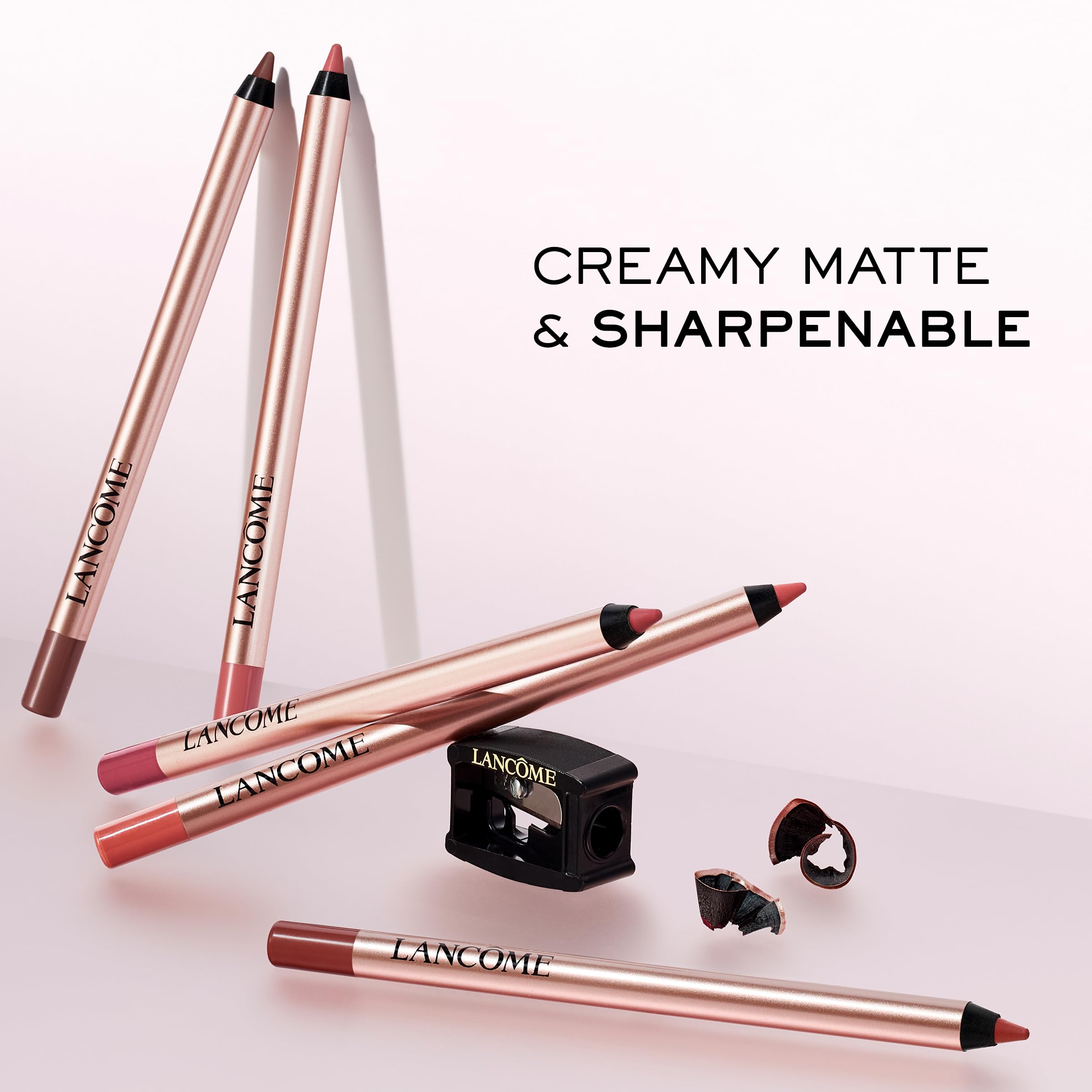 Lancôme Idôle Lip Shaper - Creamy, Matte & Waterproof Lip Liner Pencil - With Ceramides & Jojoba Oil - Shade 66 Mahogany Mauve