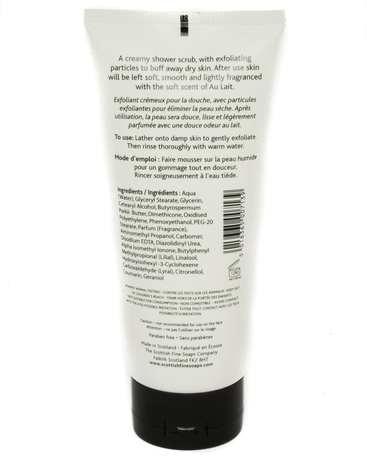 Scottish Fine Soaps Company Au Lait Exfoliating Body Scrub 7 Fl Oz.