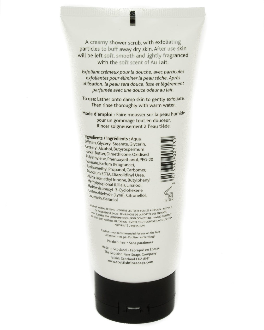 Scottish Fine Soaps Company Au Lait Exfoliating Body Scrub 7 Fl Oz.