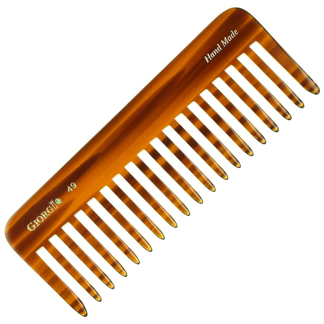 Giorgio Hand Made Flexible Comb 5-1/2 Long (Tortoise G49) by GWL
