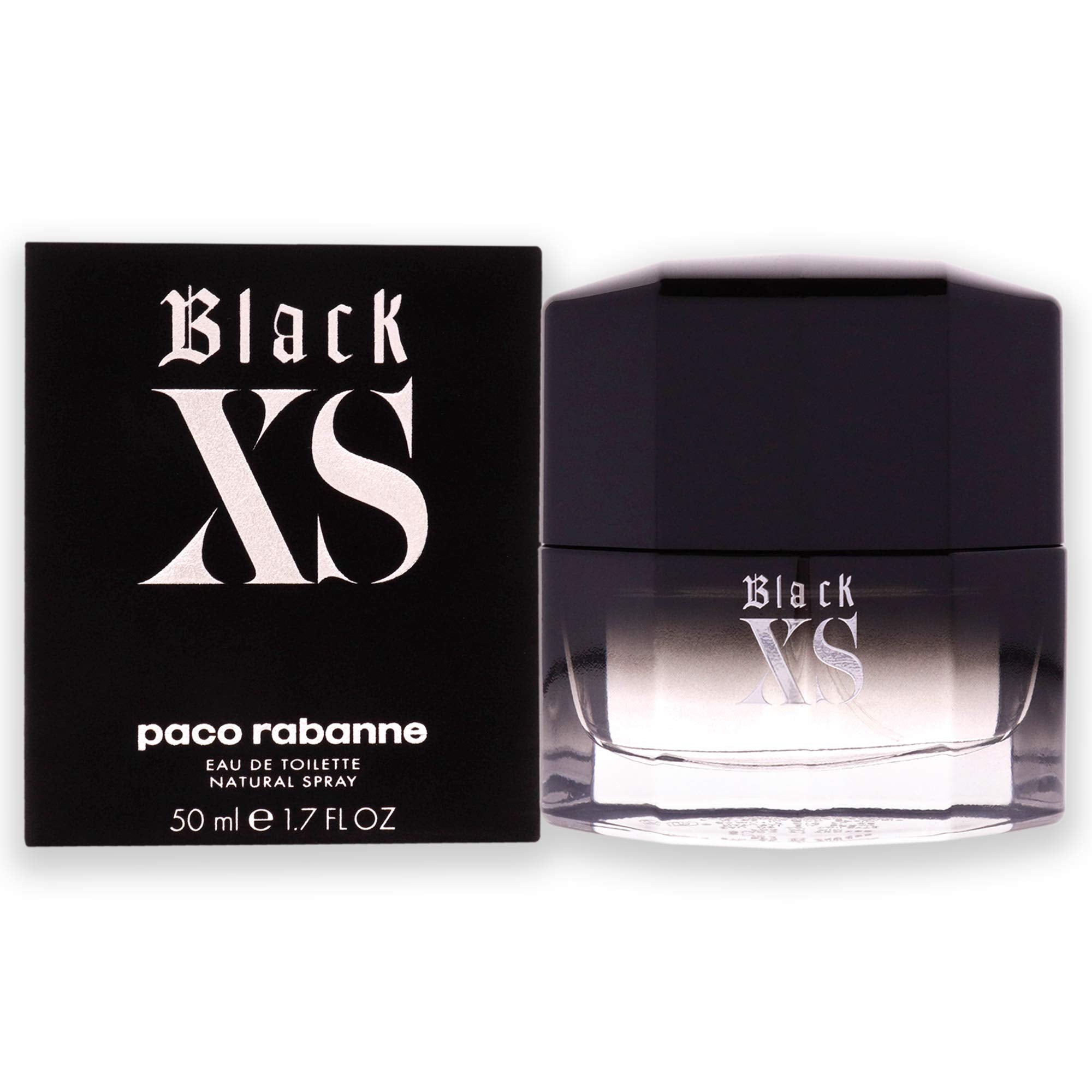 Black Xs By Paco Rabanne For Men Eau De Toilette Spray 1.7-Ounces