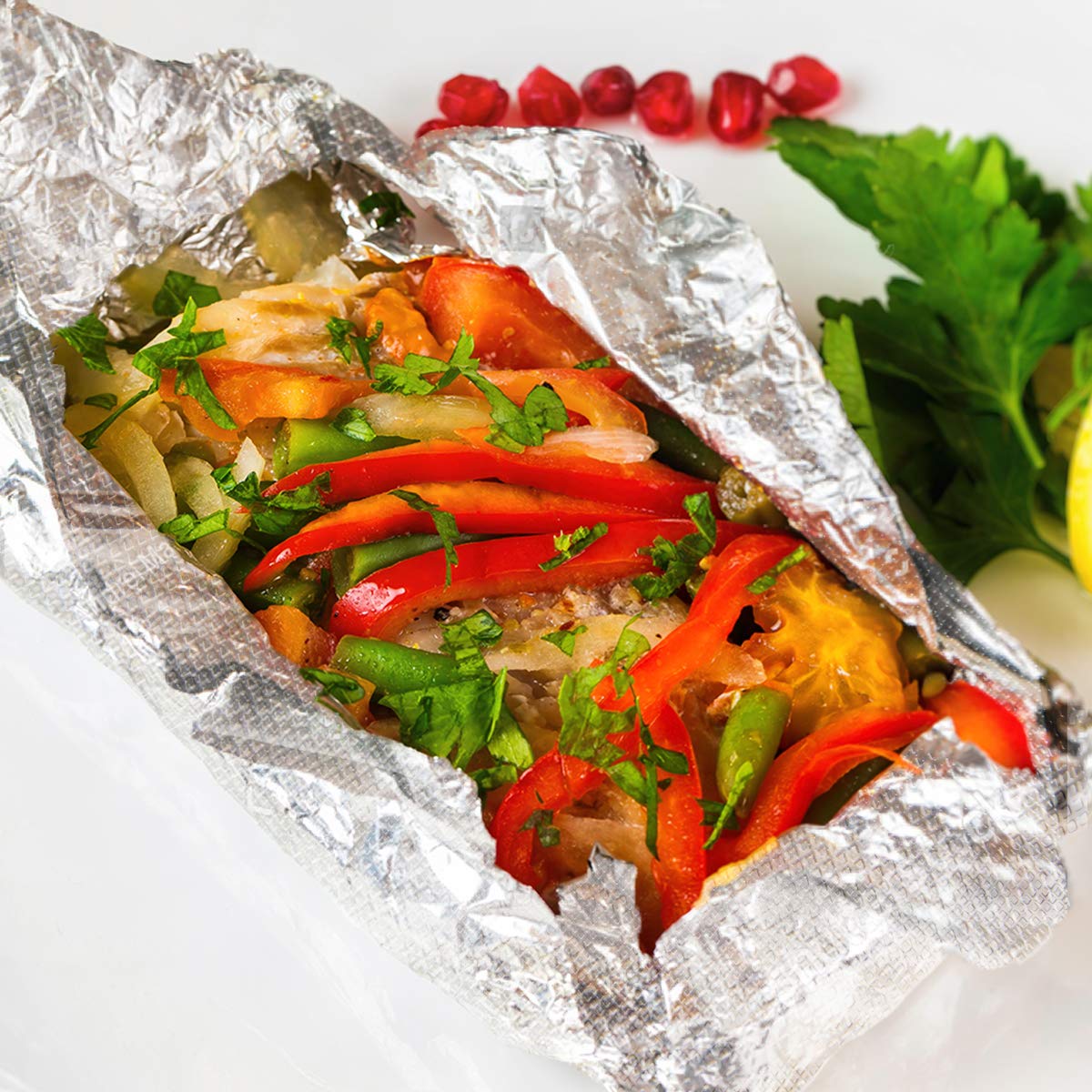 ForPro Embossed Foil Sheets 500S, Aluminum Foil, Pop-Up Dispenser, for Hair Color Application and Highlighting Services, Food Safe, 5ââ‚¬Â W x 10.75ââ‚¬Â L, 500-Count