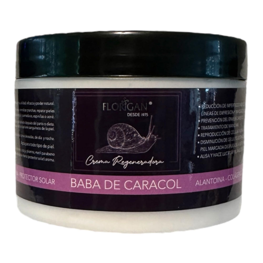 Generic Face Cream Baba de Caracol with Alantoin, Collagen & Elastin 350g, Florigan, 12.35 Ounce (Pack of 1)