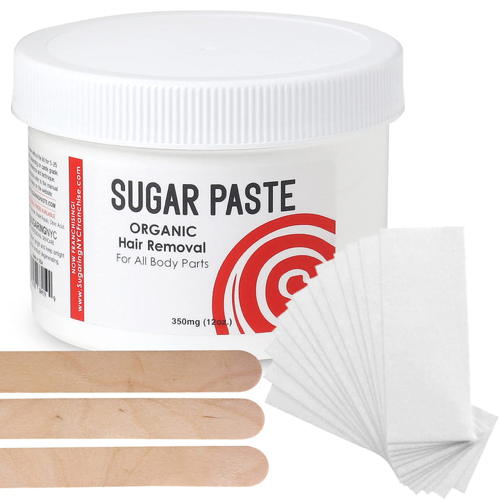 Sugaring Hair Removal Paste at Home Kit - (Strips , Applicator Sticks) Large350g ( 12oz.)