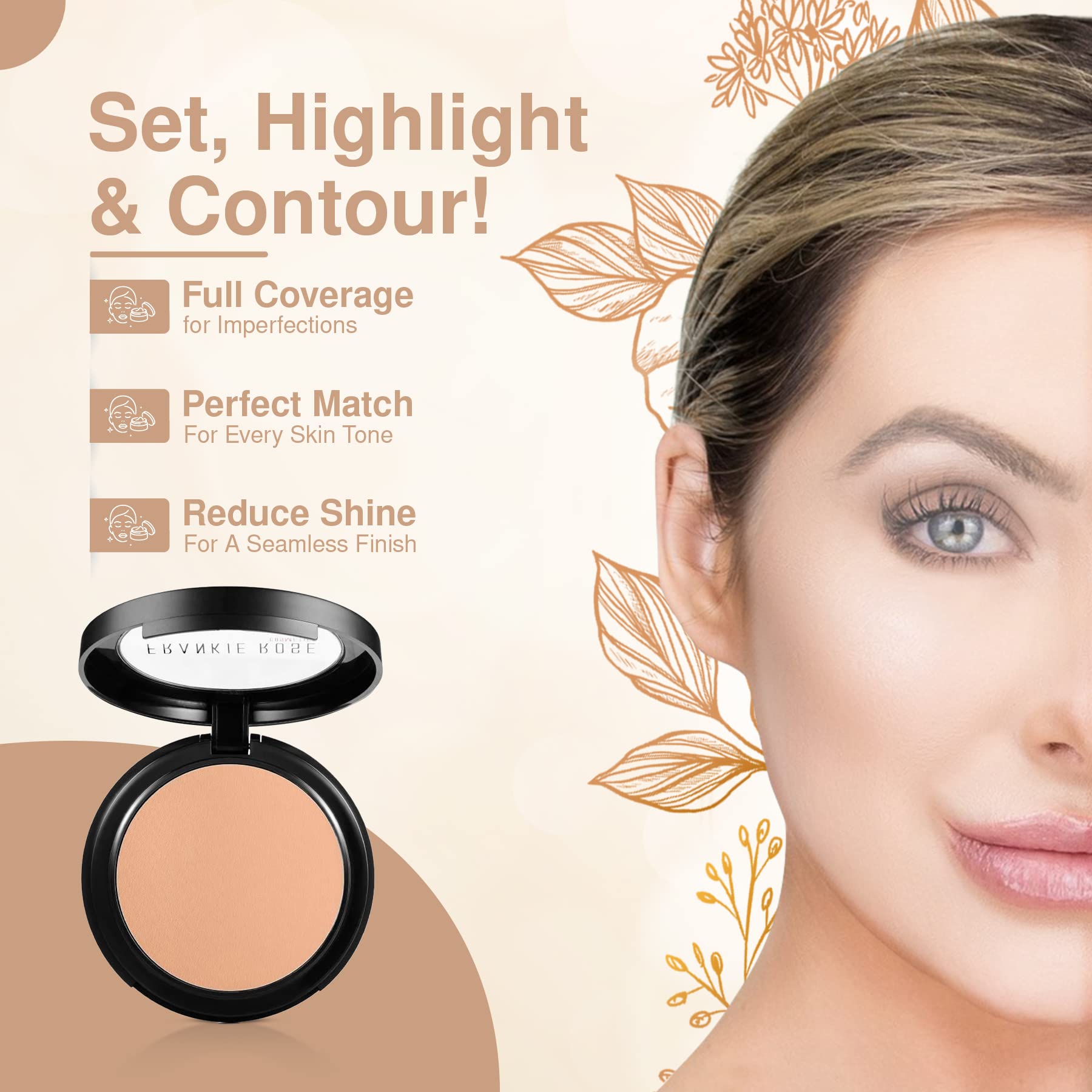 Frankie Rose Cosmetics Powder Foundation -Vintage