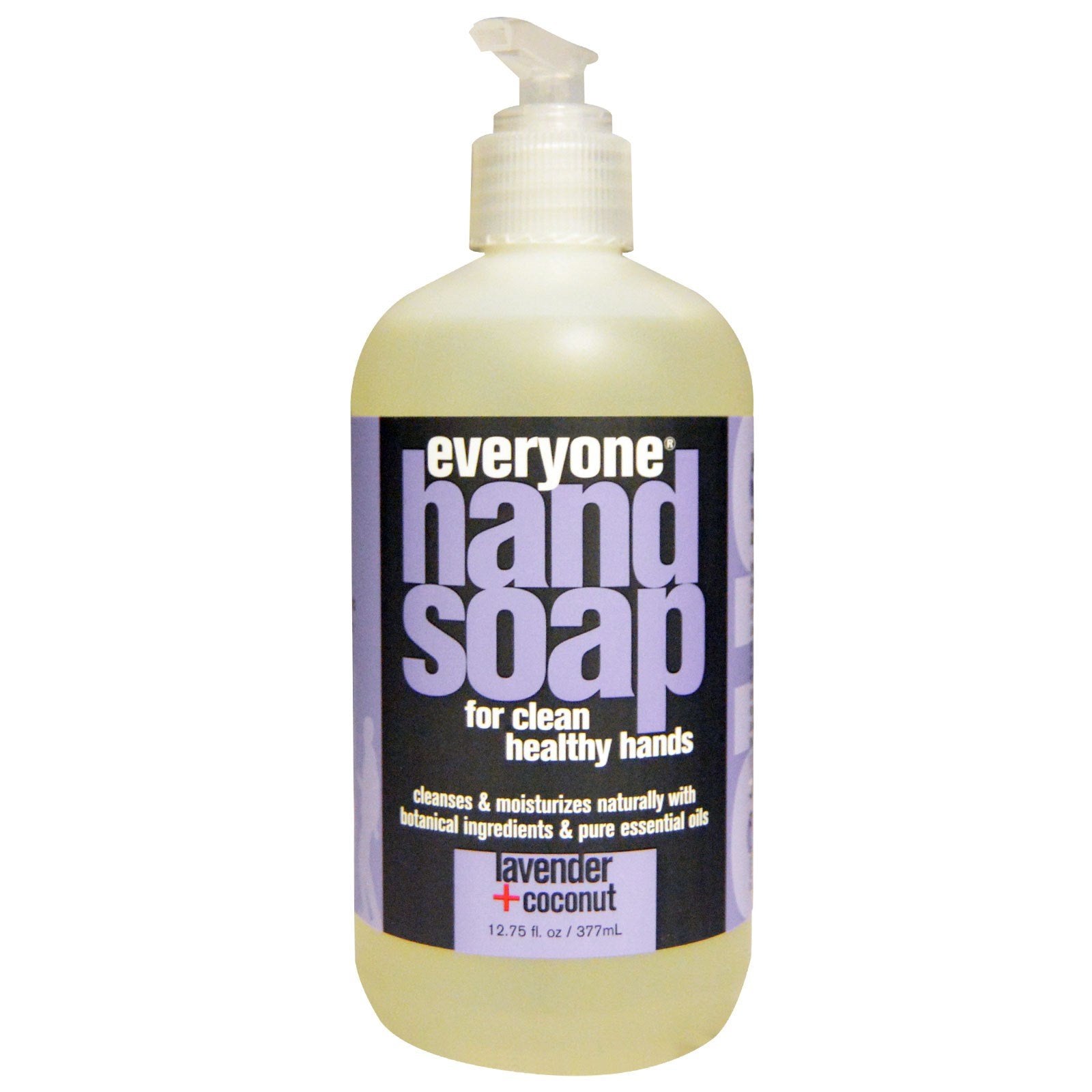 Everyone Botanical Lavender + Coconut Hand Soap & Everyone Botanical Apricot + Vanilla Hand Soap Bundle, 12.75 oz each