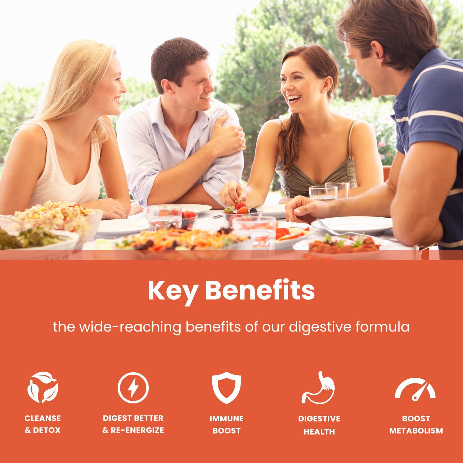 NutraChamps Digestive Enzymes with Probiotics and Prebiotics for Women & Men - 90 Vegan Capsules with Bromelain for Bloating & Optimal Gut Health