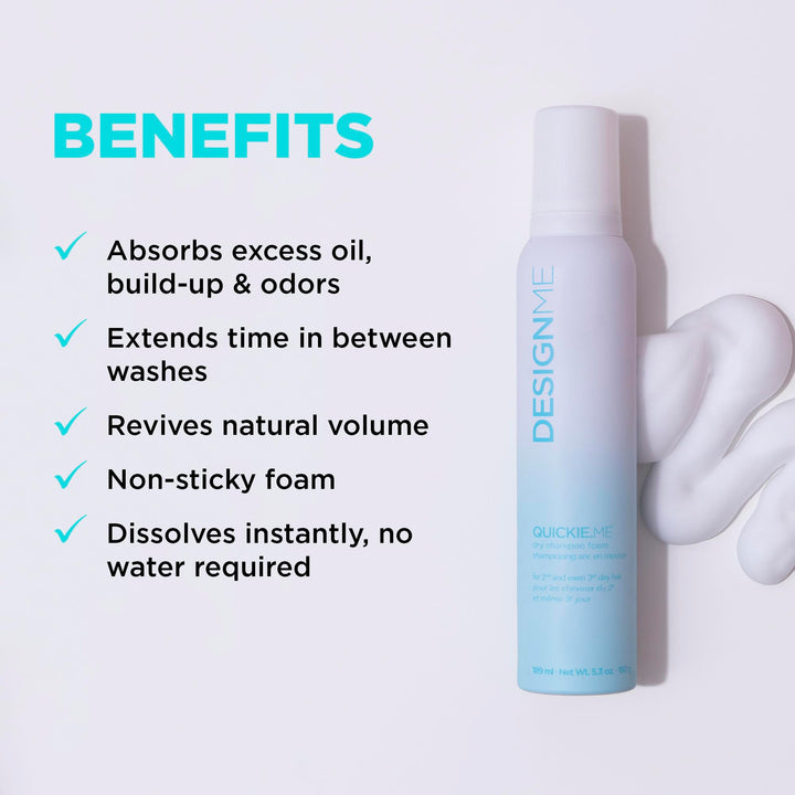 Design.ME Design. Me Quickie. Me Dry Shampoo Foam 5.3Oz