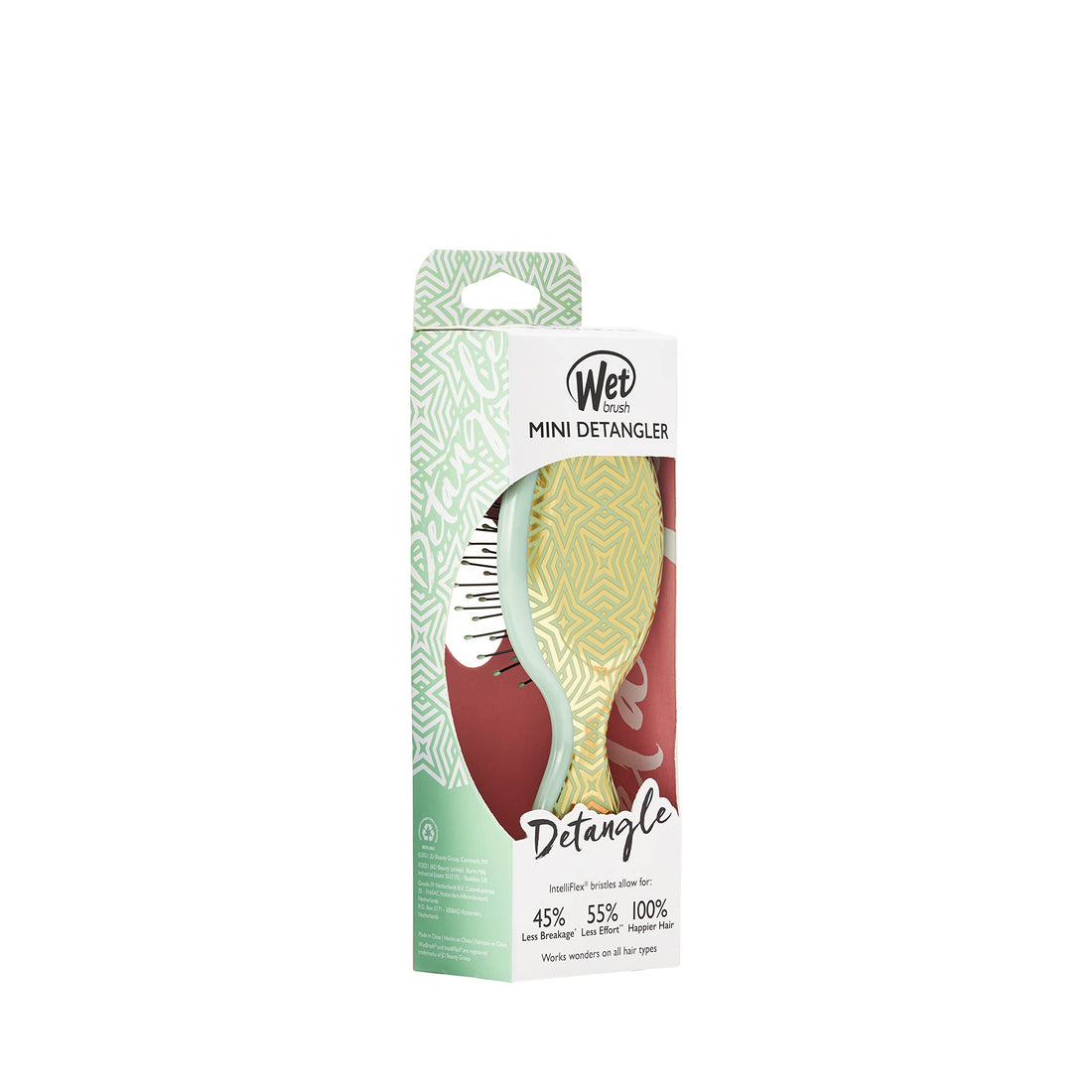 Wet Brush Mini Detangler Brush Geo, Confetti