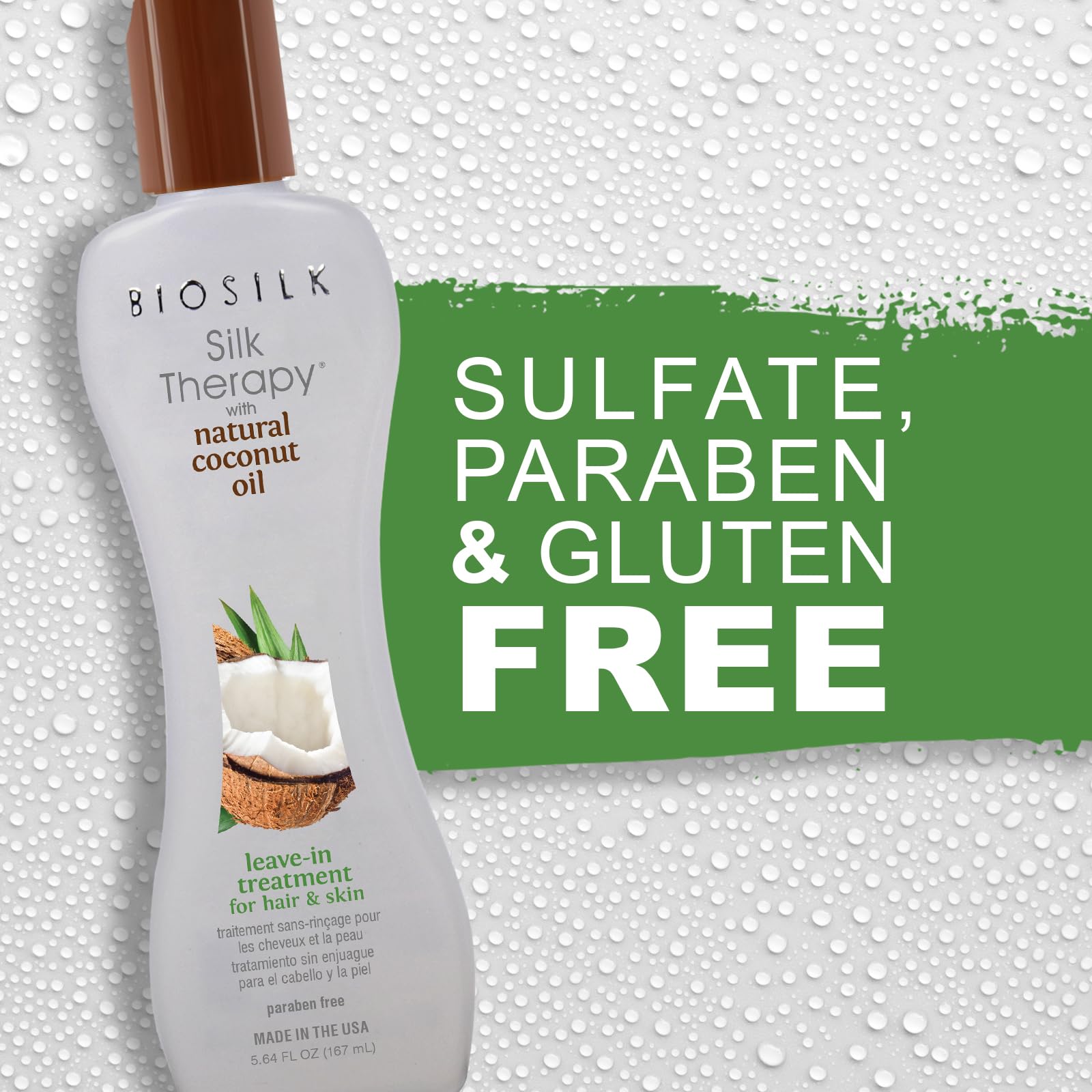 Biosilk Silk Therapy with Coconut Oil Leave-In Treatment 5.64 oz