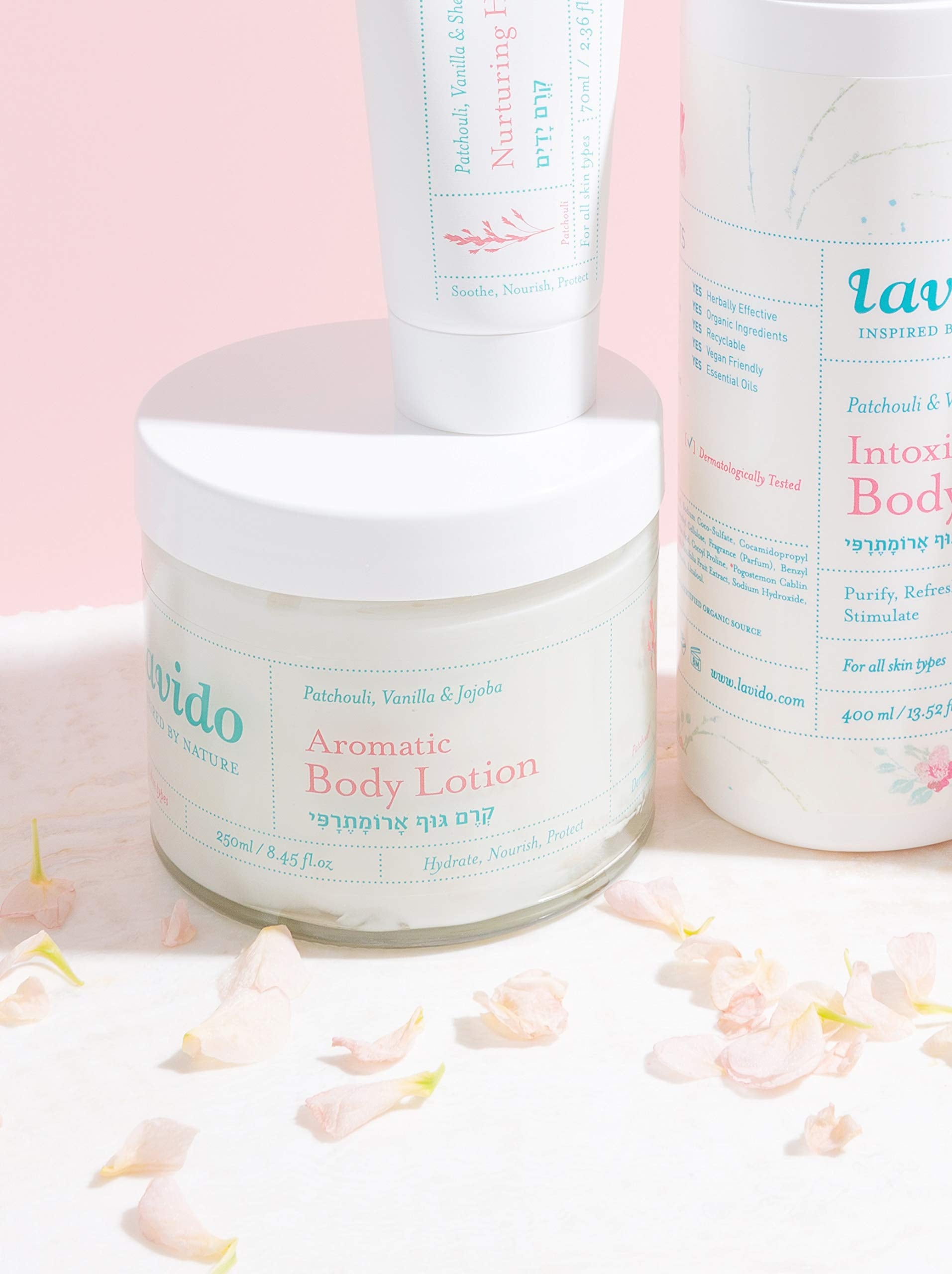 Lavido Patchouli, Vanilla & Avocado Aromatic Body Lotion 8.45oz