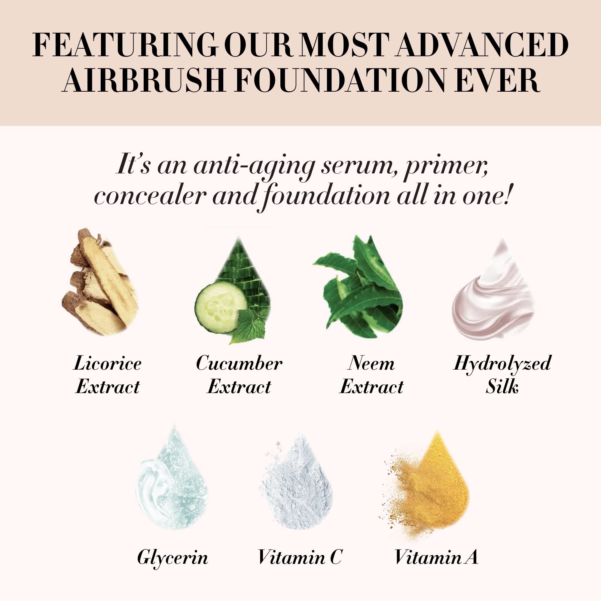 Luminess Air Icon Pro Airbrush System with Fair Starter Kit, 24 Oz