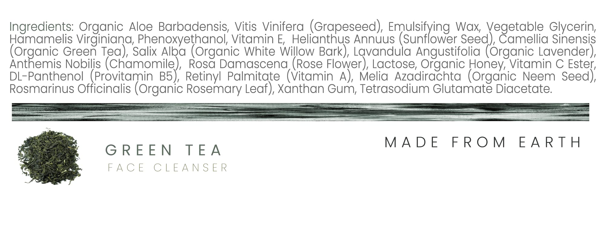 Green Tea Toxin Cleanser - with Vitamins A, C & E + plant extracts