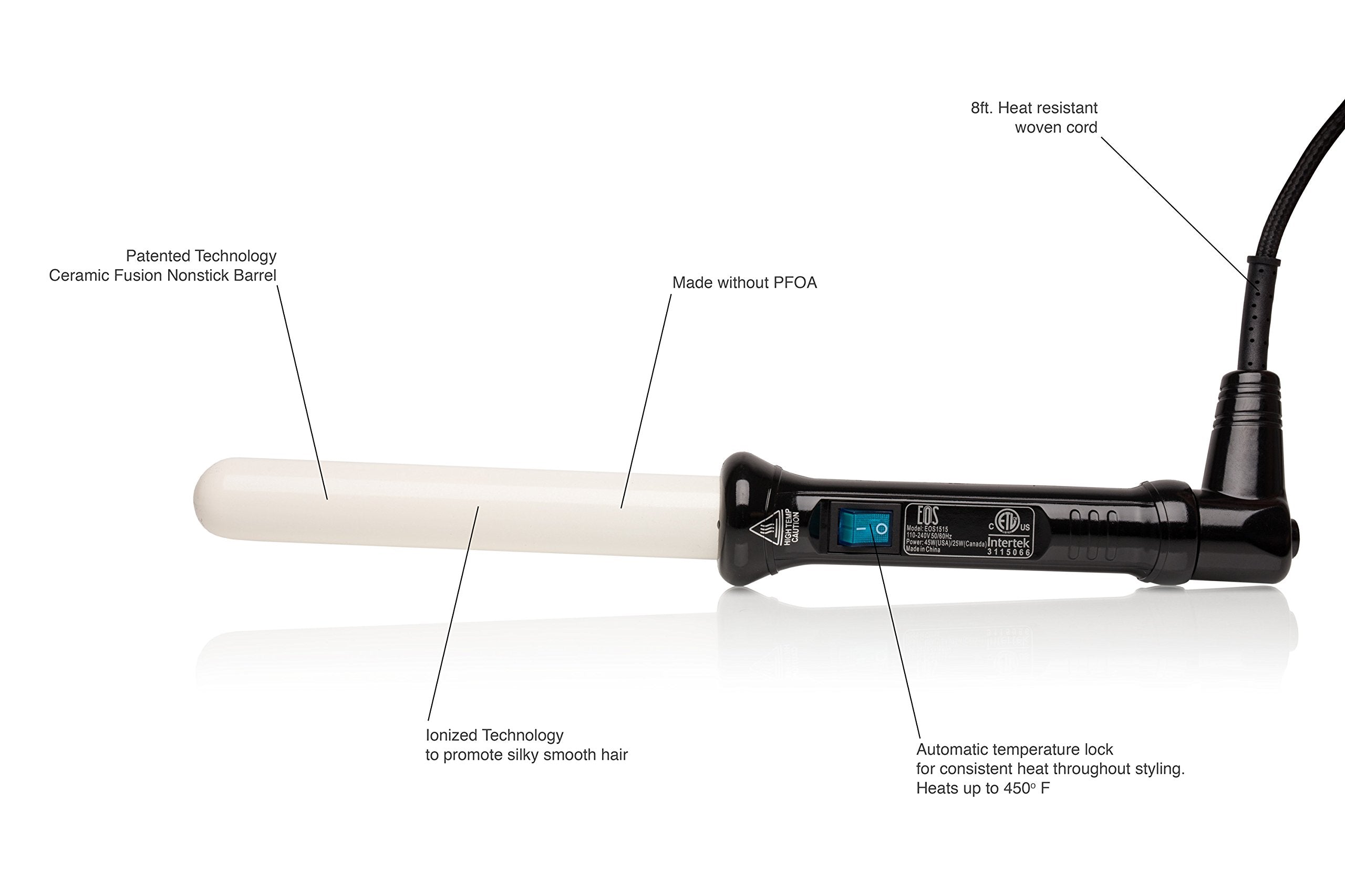 Paul Brown Hawaii EOS Curling Wand, 25 mm