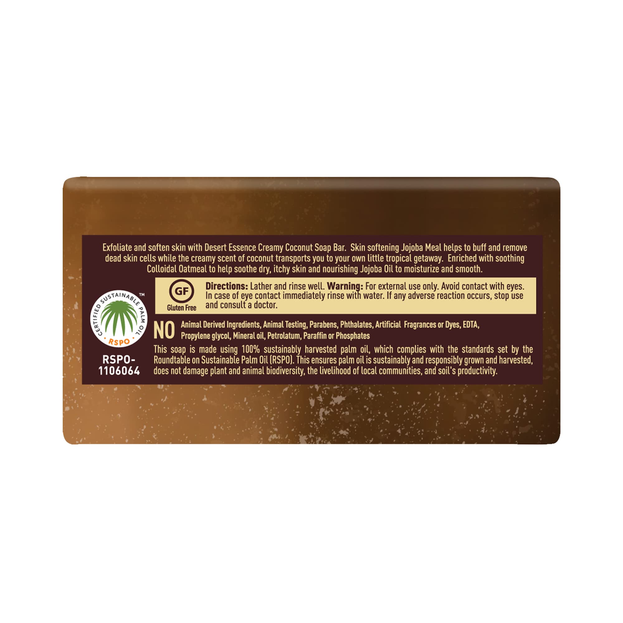 Desert Essence Bar Soap Creamy Coconut
