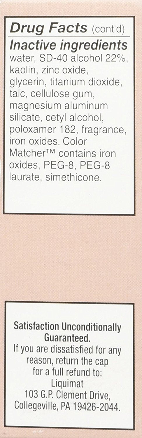 Summers Liquimat Acne Fighting Makeup Lotion, Medium, 1.5 Ounce