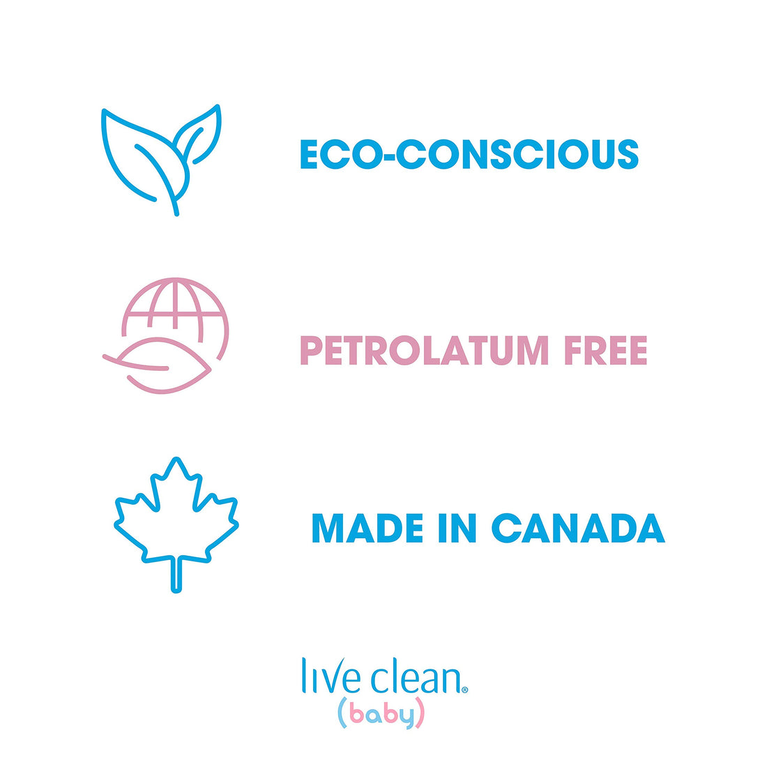 Live Clean Baby TEARLESS SHAMPOO & WASH Organic Eco Friendly 750 ml (25 fl oz)