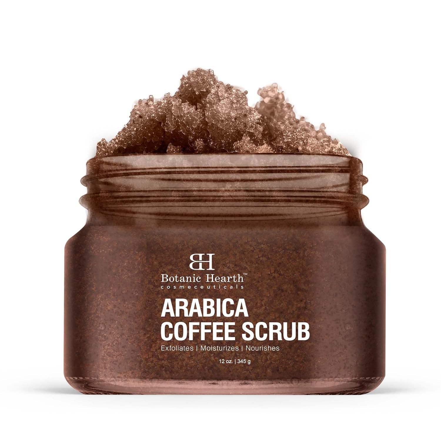 Botanic Hearth Arabica Coffee Body Scrub Exfoliating Body Scrub act as Body Exfoliator & helps with Moisturizing Skin, Acne, Cellulite, Dead Skin Scars, Wrinkles 12 oz