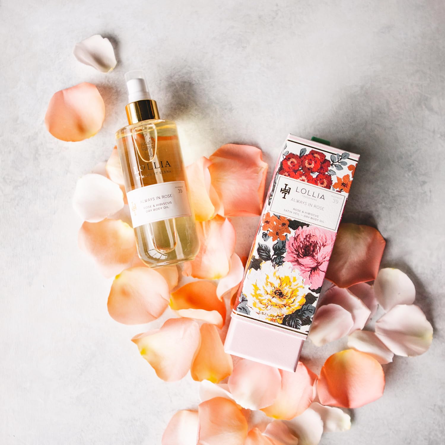 Lollia Always In Rose Dry Body Oil