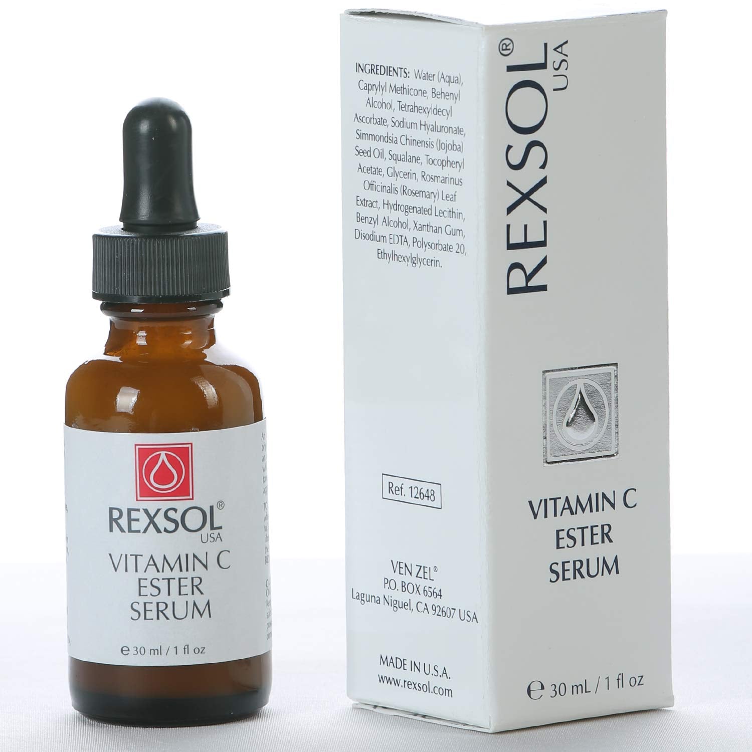 REXSOL Vitamin C Ester Serum | An Ultimate Multi-Action Brightening Serum | RadianceBoost Vitamin C Serum | Skin Brightening & Hydration | 30ML