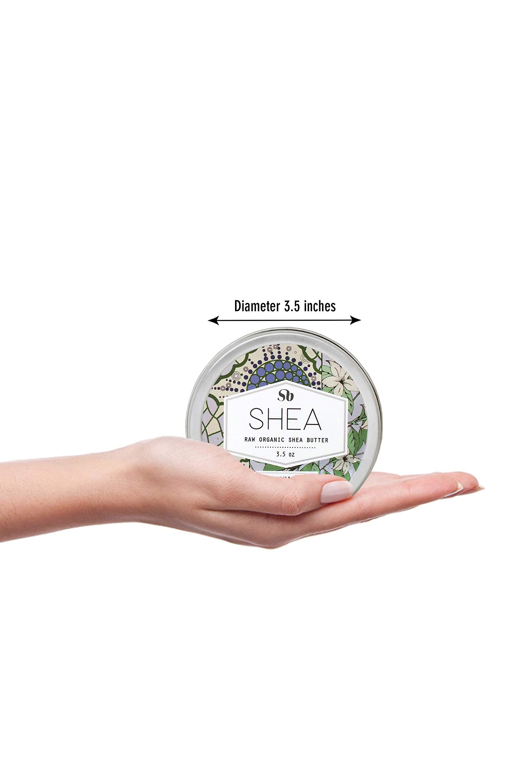 Somebody Raw Organic Shea Butter - Moisturize, Protect and Soften Skin (Jasmine 3.5oz)