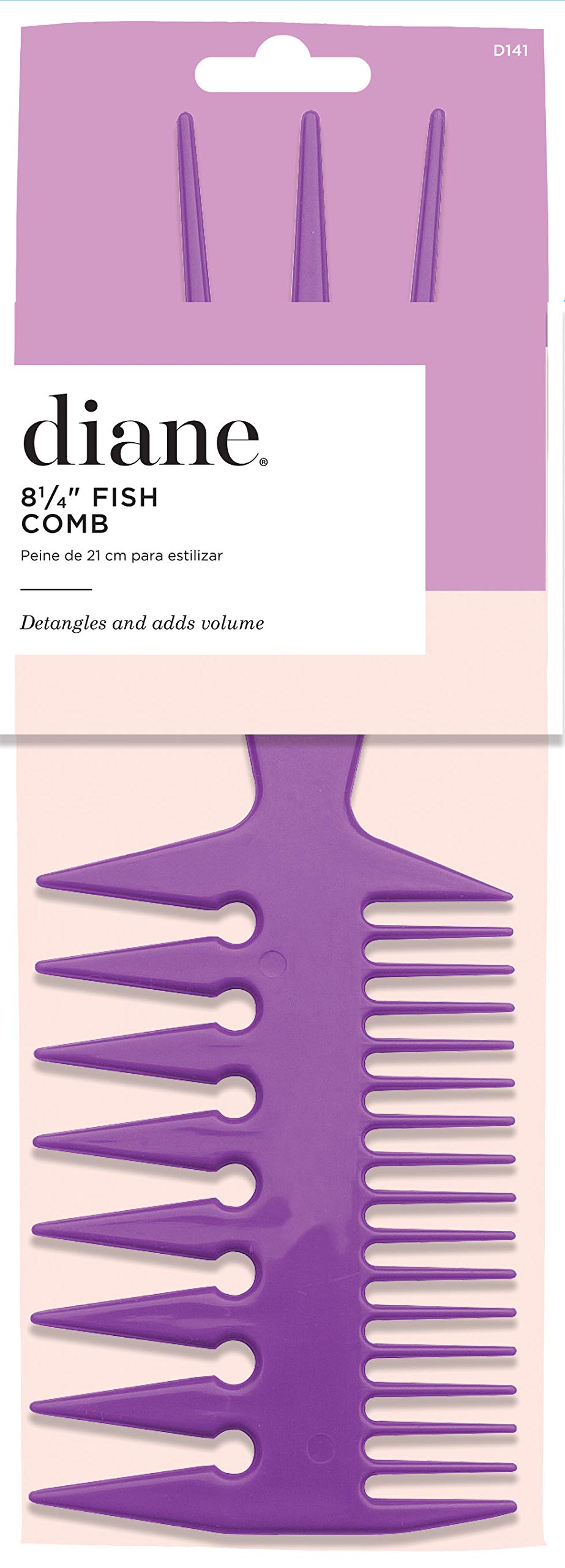 Diane Fish Comb, Assorted Colors