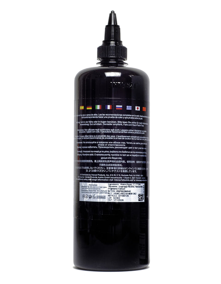 Intenze Professional Tattoo Ink Zuper Black 12 oz