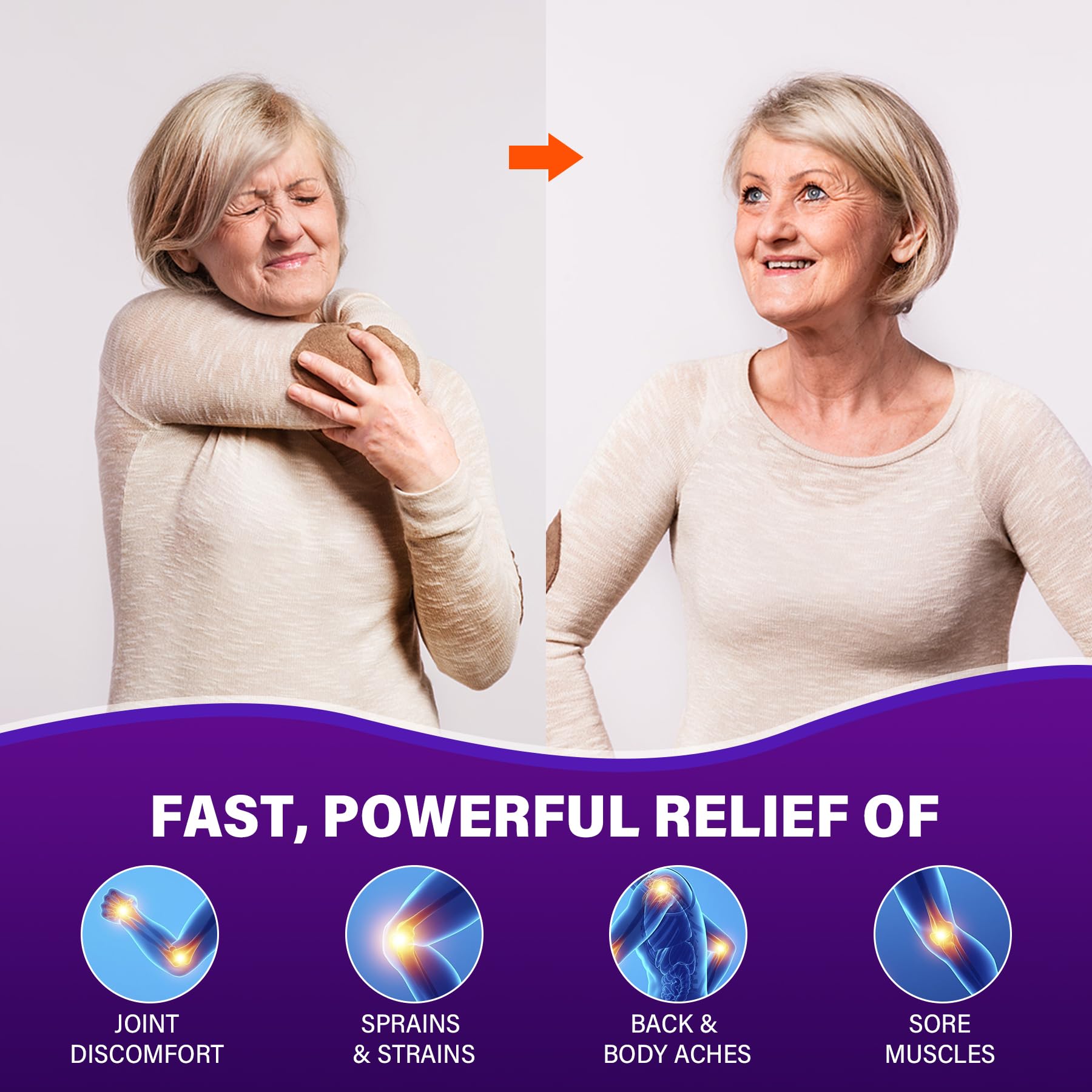 Glucosamine Chondroitin Gummies with MSM, Boswellia Turmeric, Hydrolyzed Collagen & Hyaluronic Acid, Extra Strength Supplement for Mobility, Comfort, Flexibility, Cartilage and Bone Health, 120 Cts