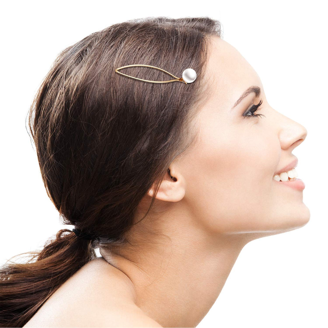 10 Pieces Geometric Metal Hair Clips Minimalist Dainty Hair Barrettes Metal Hair Accessories for Women Headwear Accessories, 5 Styles (Gold)